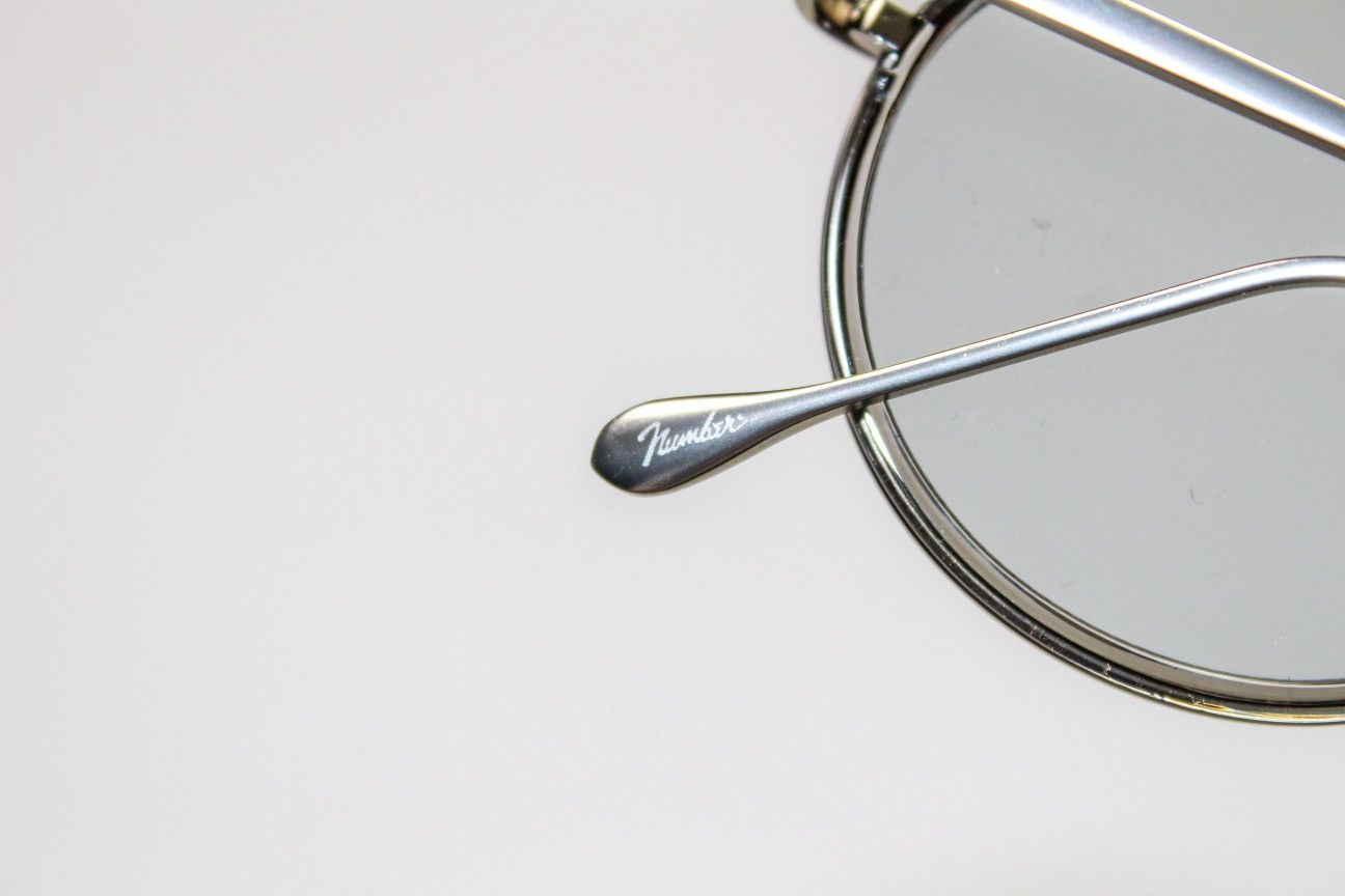 Number (N)ine Round Frame Sunglasses (Gray) Size ONE SIZE - 3 Thumbnail