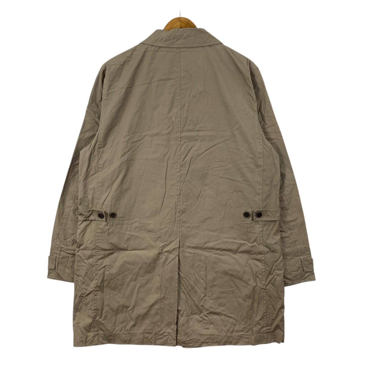 Margaret Howell MHL MARGARET HOWELL Button Up Beige Long Coat Jacket Size US L / EU 52-54 / 3 - 2 Thumbnail