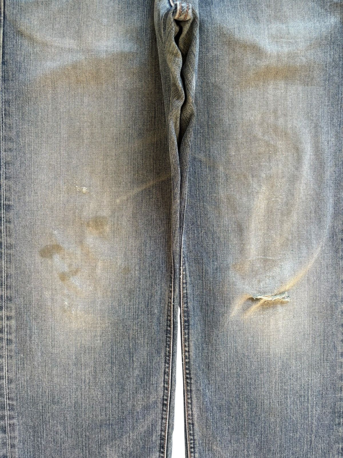 Edwin Exclusive Vintage Edwin Mud Wash Distressed Loose Baggy Jean Size US 30 / EU 46 - 5 Thumbnail