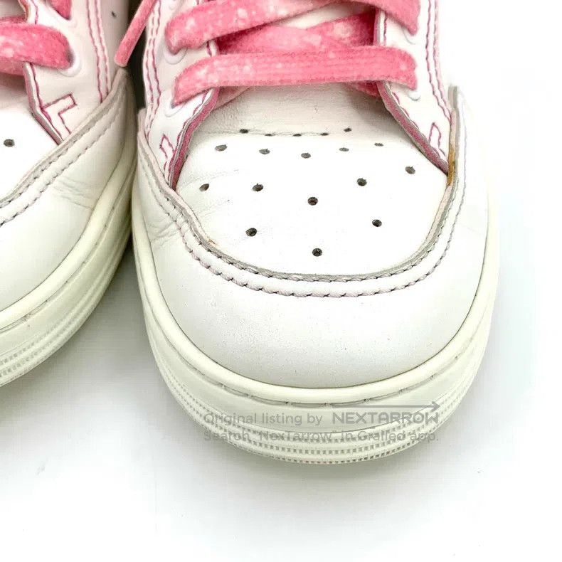 Chanel Chanel White plush lace-lacing sneakers Size US 7.5 / IT 37.5 - 8 Thumbnail