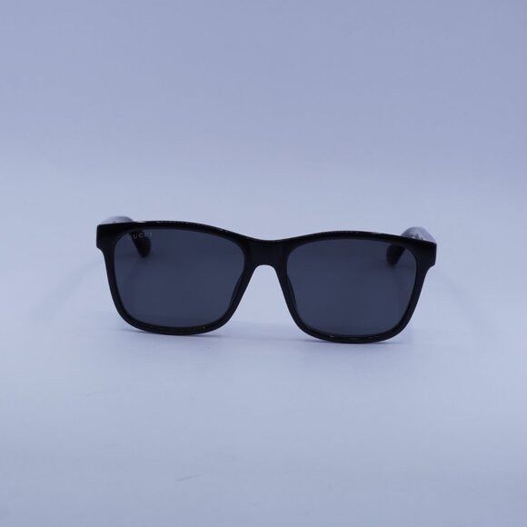 Gucci Gucci GG0746S 001 Sunglasses Black Square Frame, Grey Lenses Size ONE SIZE - 2 Thumbnail