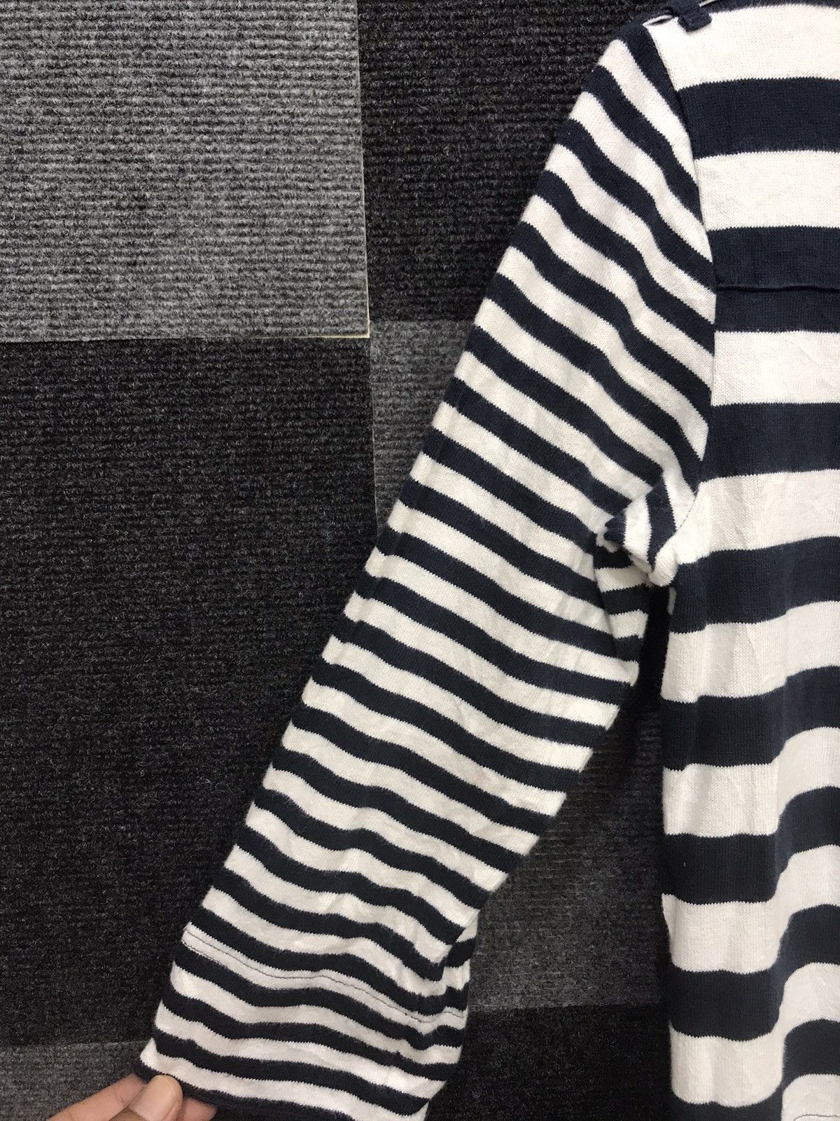 Burberry BURBERRRY BLUE LABEL Stripe Blouse Size XS / US 0-2 / IT 36-38 - 10 Thumbnail