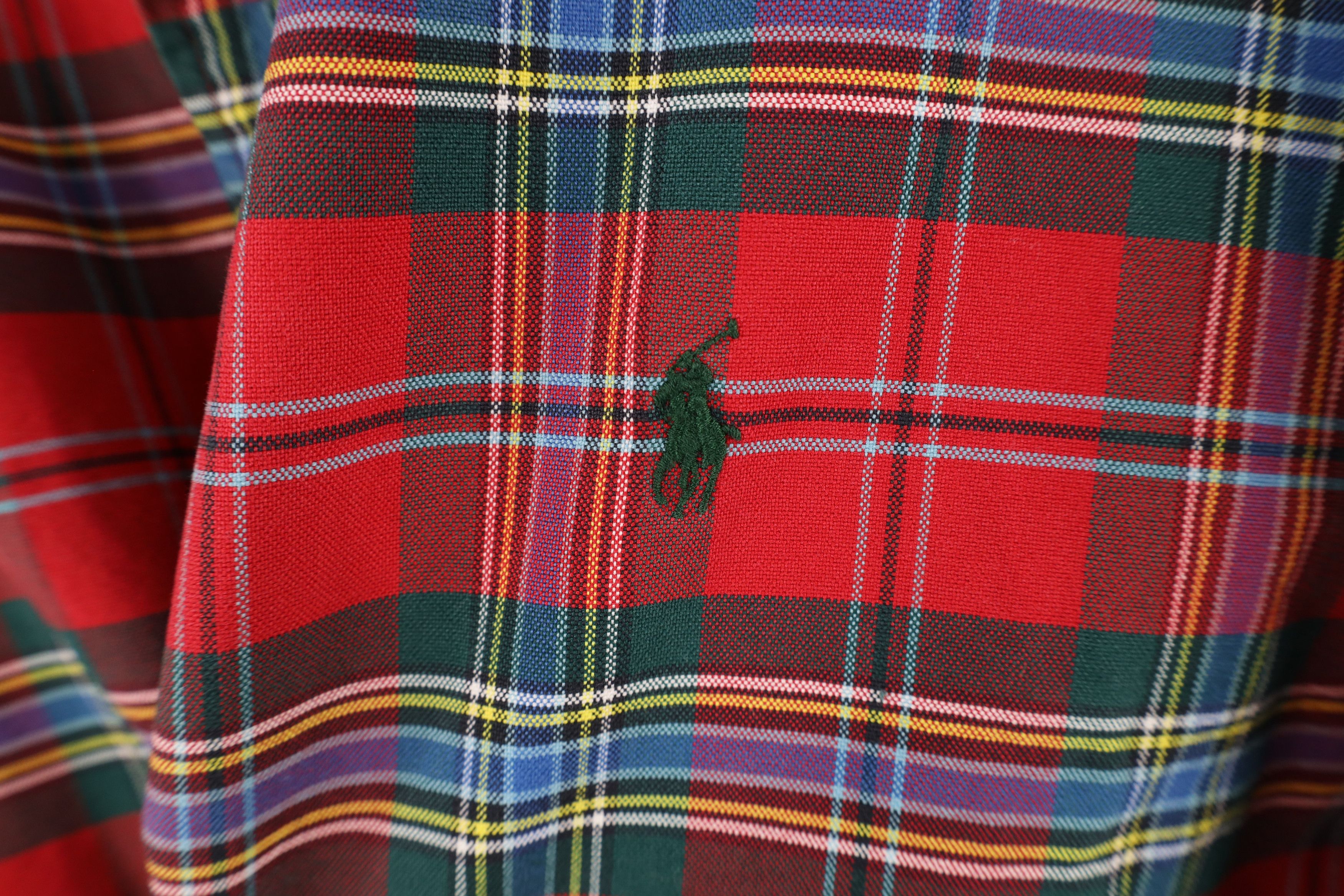 Polo Ralph Lauren Vintage 90s Ralph Lauren Heavyweight Button Down Shirt Plaid Size US XXL / EU 58 / 5 - 6 Thumbnail