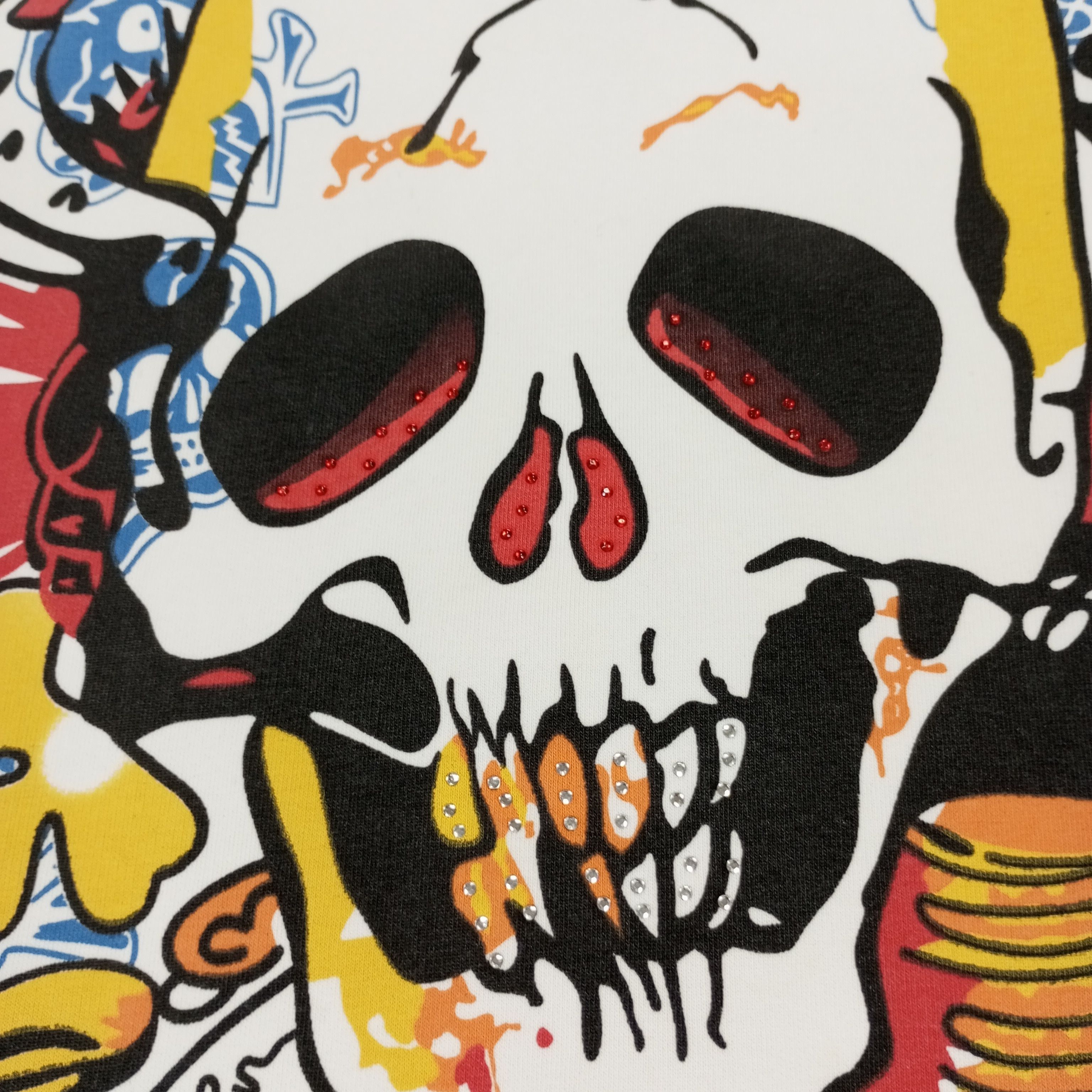 Christian Audigier Ed Hardy Fashion Skull Design Rock Punk Style Zipper Hoodies Size US M / EU 48-50 / 2 - 5 Thumbnail