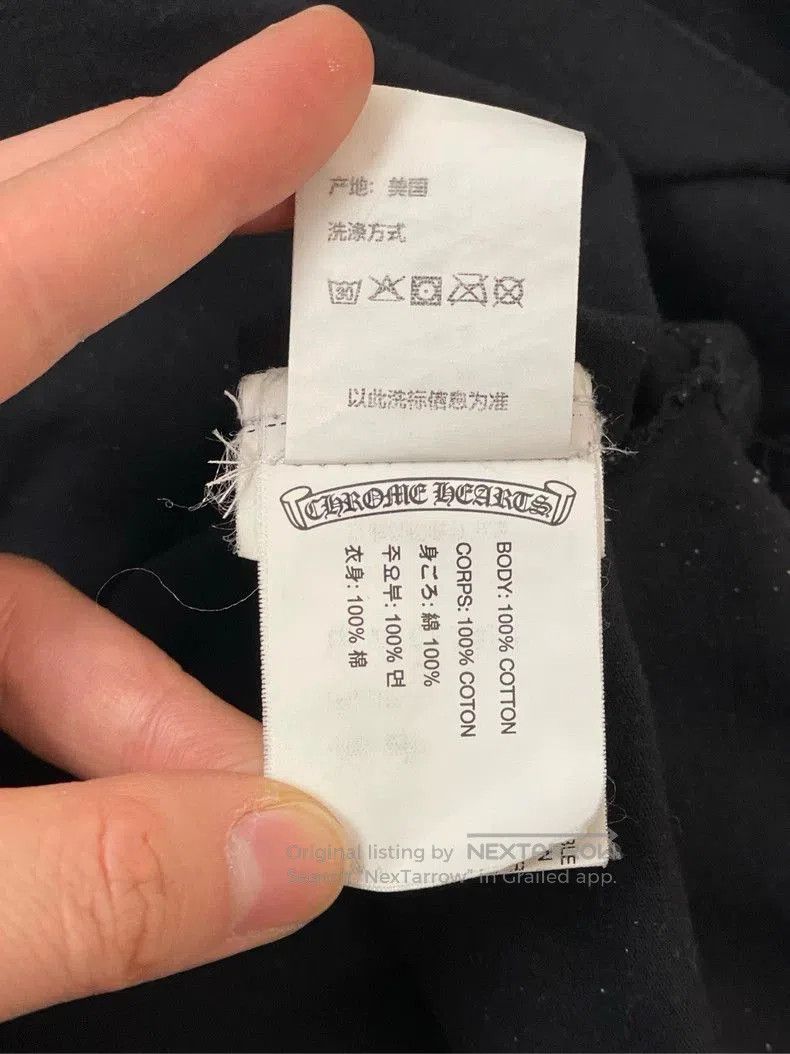 Chrome Hearts Chrome Hearts Black Long Sleeve T. Size US XXL / EU 58 / 5 - 3 Thumbnail