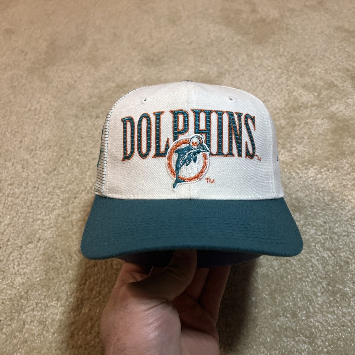 Sports Specialties Vintage 90s Miami Dolphins Sports Specialties Laser SnapBack Size ONE SIZE - 1 Thumbnail