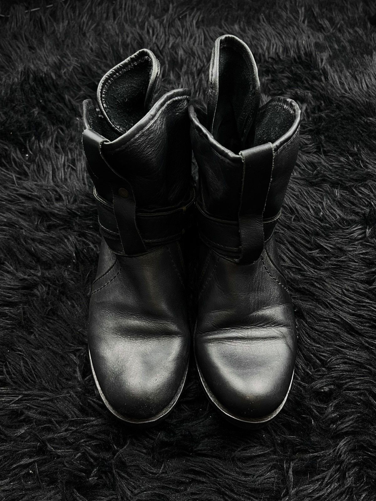 Buffalo London Buffalo AS98 Style Archive Avant Garde Ankle Leather Boots Size US 9 / IT 39 - 2 Thumbnail