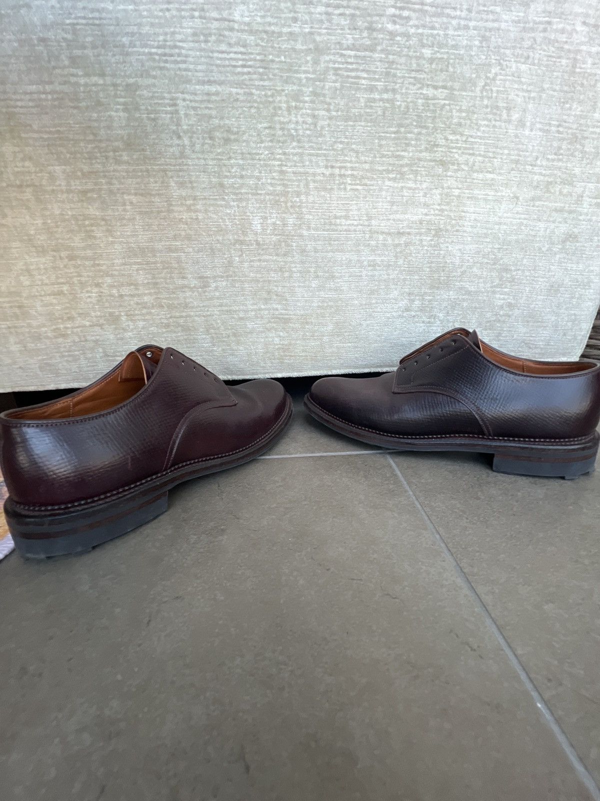 Viberg Viberg Rockland Blucher - Color 8 Boxboard Shell Cordovan Size US 8 / EU 41 - 4 Thumbnail