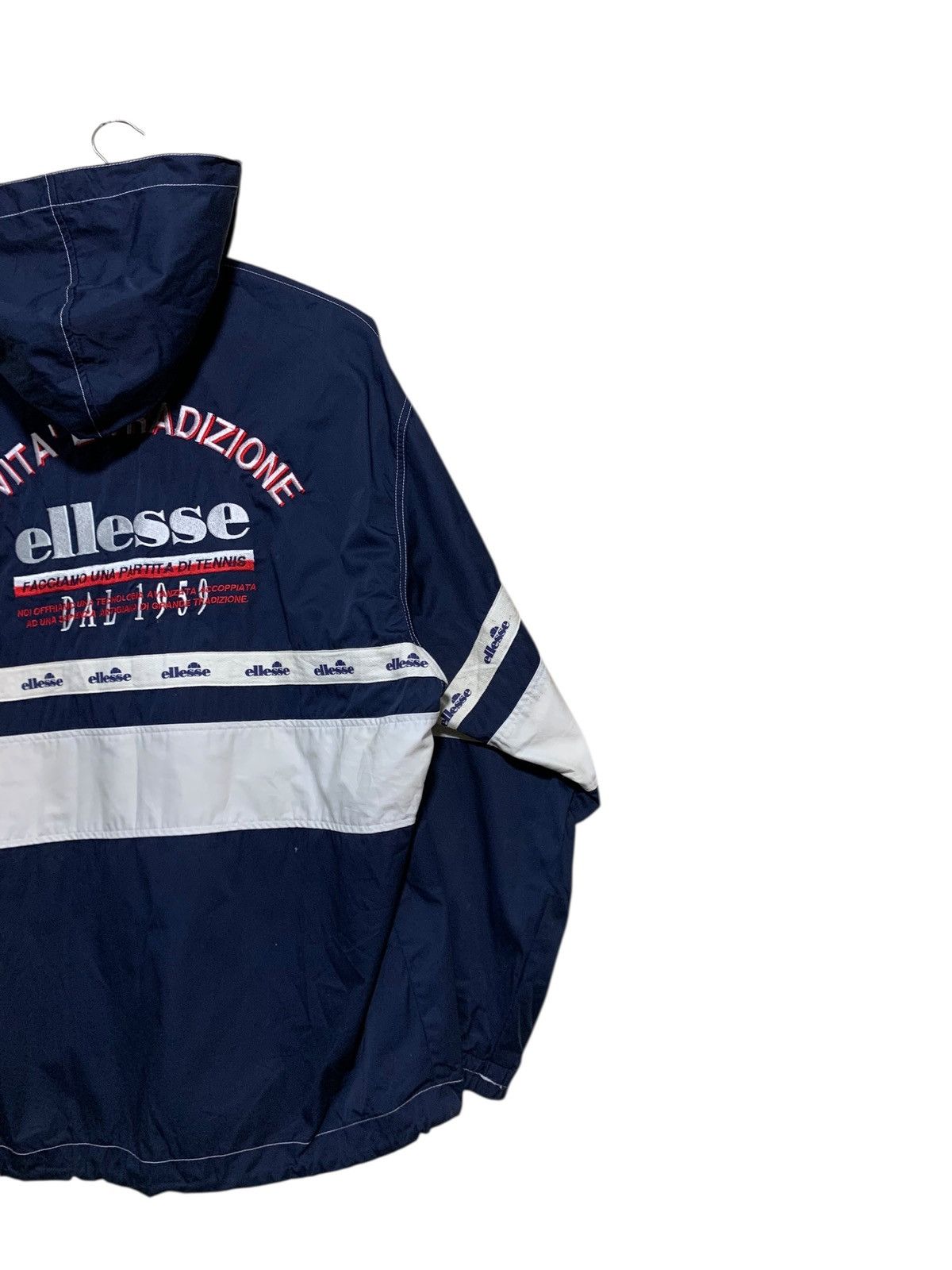 Ellesse 🔥VTG ELLESSE ZIPPER HOODIE COTTON JACKET Size US L / EU 52-54 / 3 - 3 Thumbnail