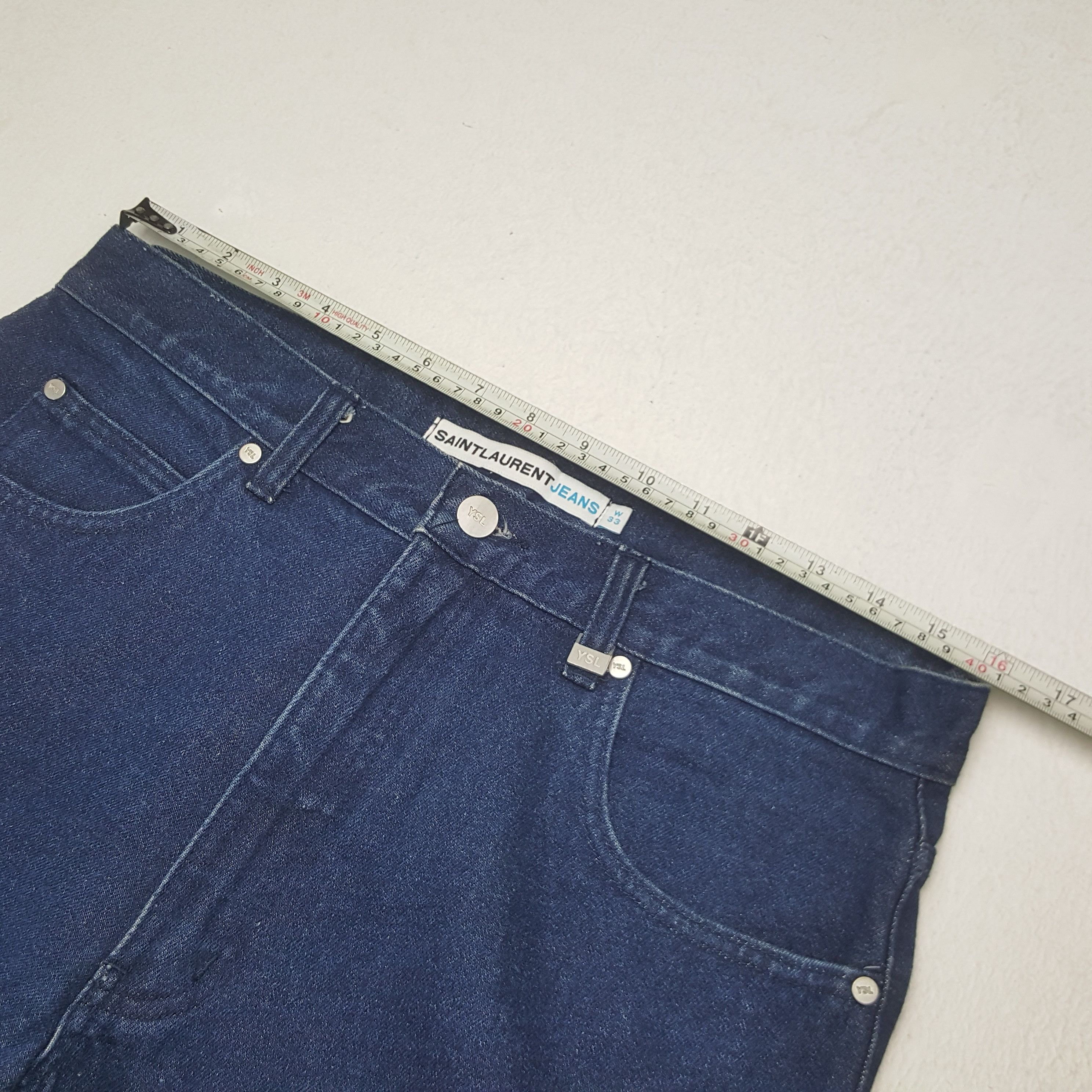 Vintage Vintage Saint Laurent Denim Jeans Size US 32 / EU 48 - 4 Thumbnail