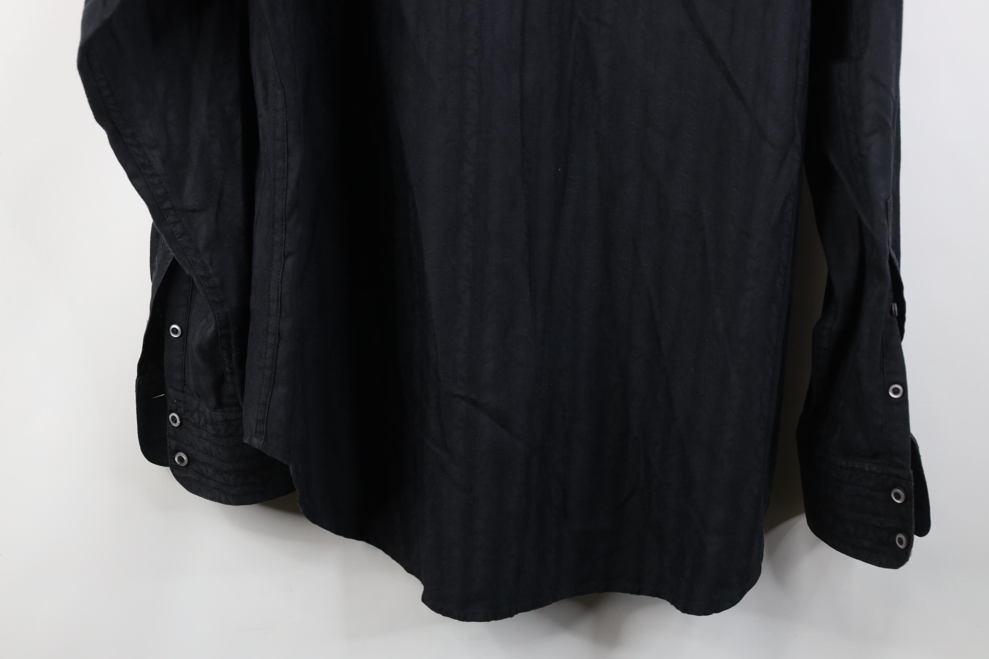 Robert Graham Robert Graham Rainbow Flip Cuff Collared Button Shirt Black Size US L / EU 52-54 / 3 - 16 Thumbnail