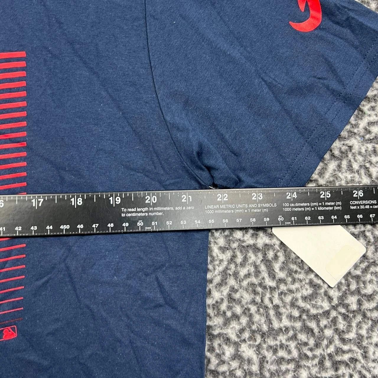 Other Atlanta Braves Shirt Men Short Sleeve Crew Neck Cotton L Size US L / EU 52-54 / 3 - 4 Thumbnail