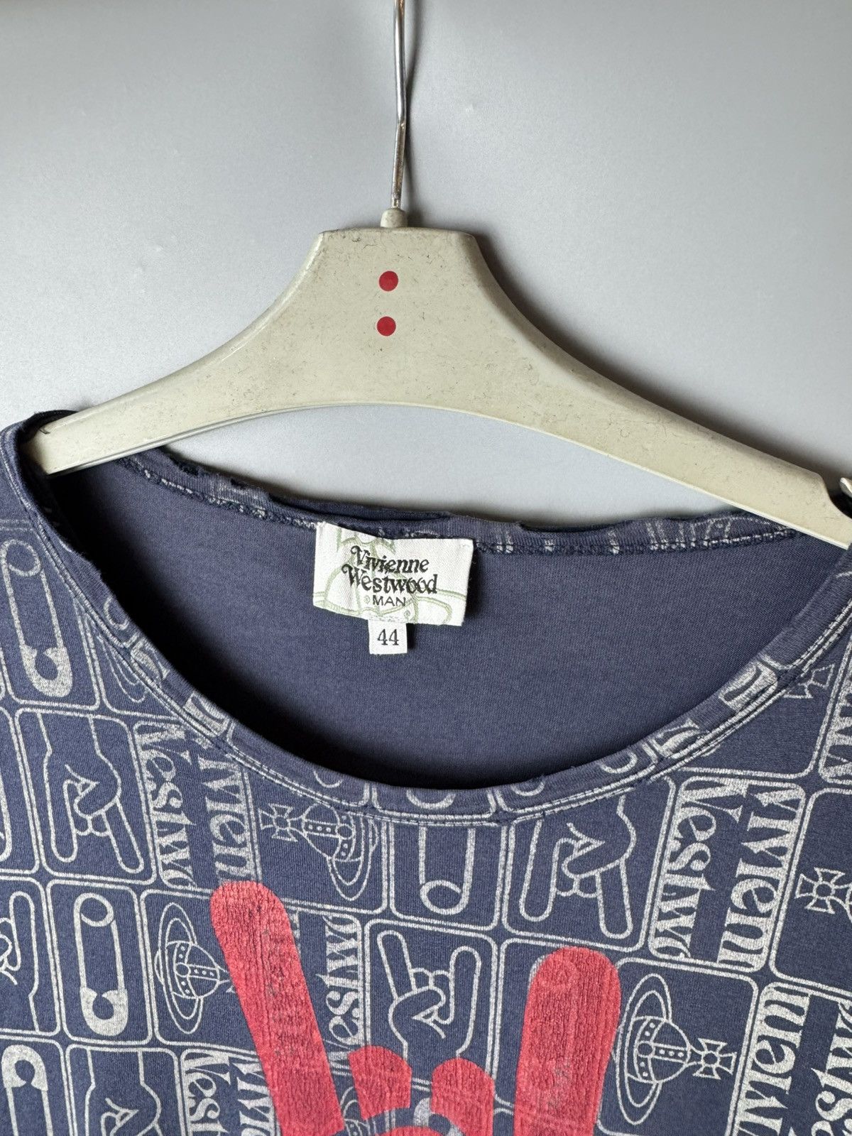 Vivienne Westwood Vivienne Westwood Safety Pin Rock Tee Fullprint Size US M / EU 48-50 / 2 - 5 Thumbnail