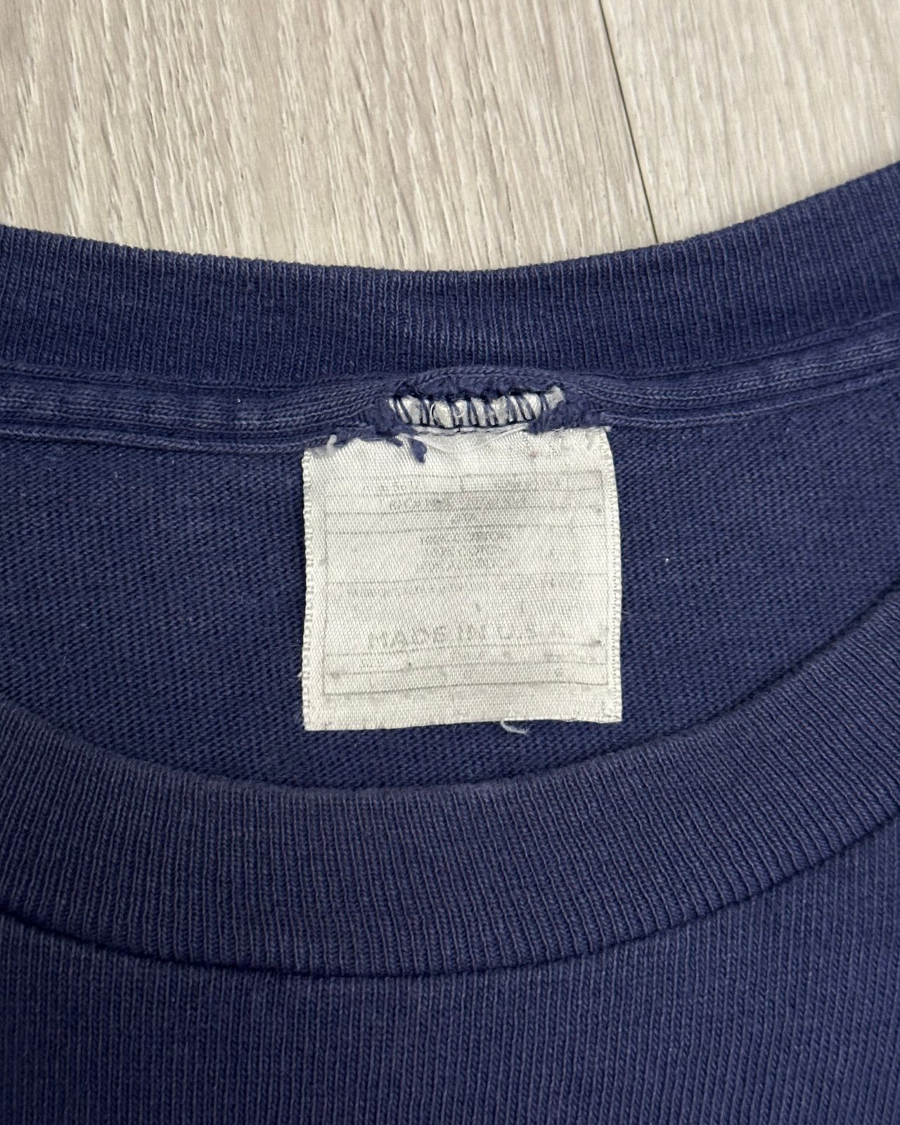 Nike Vintage 90's Nike Oversized Heavyweight Blue T-Shirt - Large Size US L / EU 52-54 / 3 - 4 Thumbnail