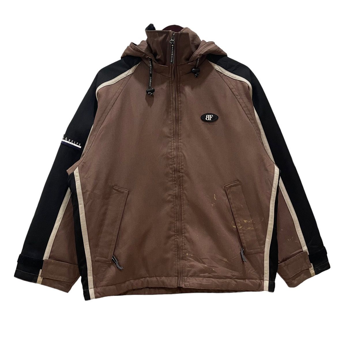 Vintage Belfe Active Riding Hoodie Zipper Jacket