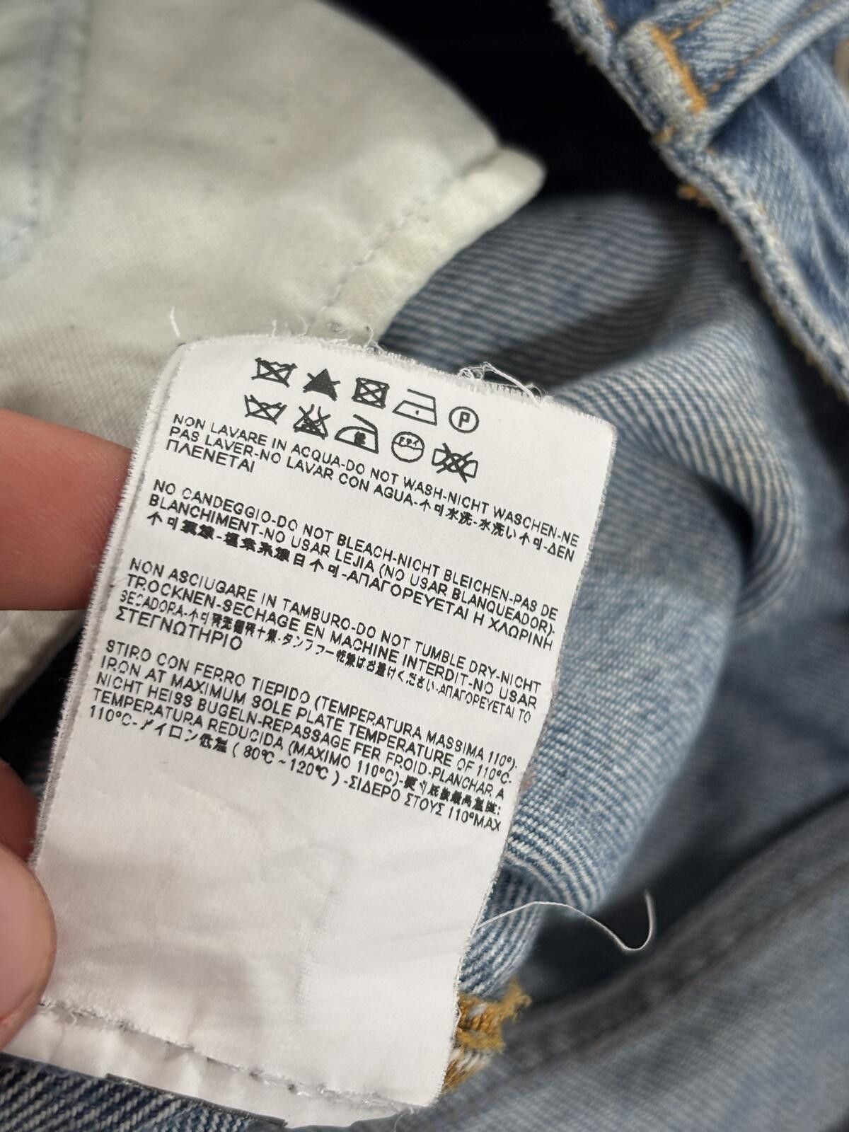 Saint Laurent Paris Saint Laurent 2014 D07 Crash Denim Size US 28 / EU 44 - 9 Thumbnail