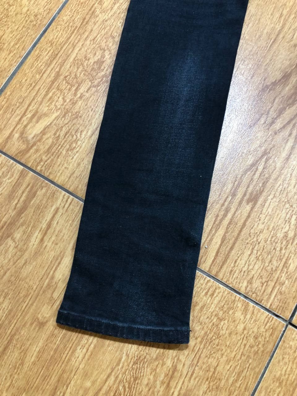 Nudie Jeans NUDIE Slim Fit Skinny Leg Stretch BLACK Size 25" / US 0 / IT 36 - 9 Thumbnail