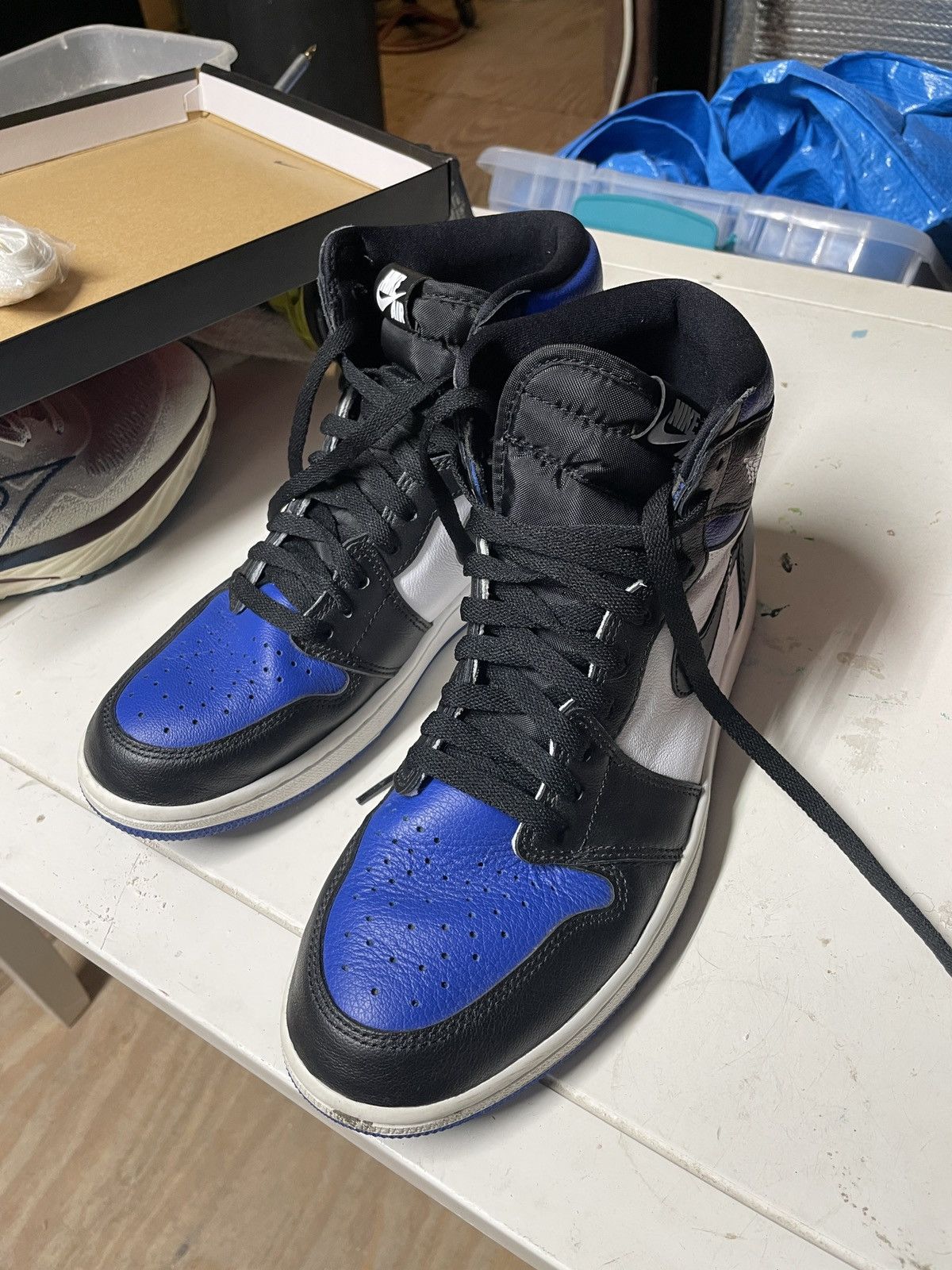 Jordan Brand × Nike Air Jordan 1 retro high royal toe Size US 9.5 / EU 42-43 - 15 Thumbnail