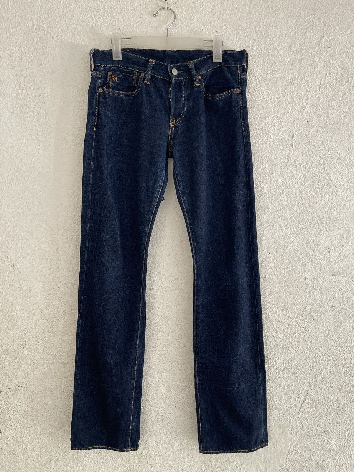 RRL Ralph Lauren RRL Slim Straight Japan Woven Selvedge Jeans Ralph Lauren Size US 32 / EU 48 - 2 Thumbnail