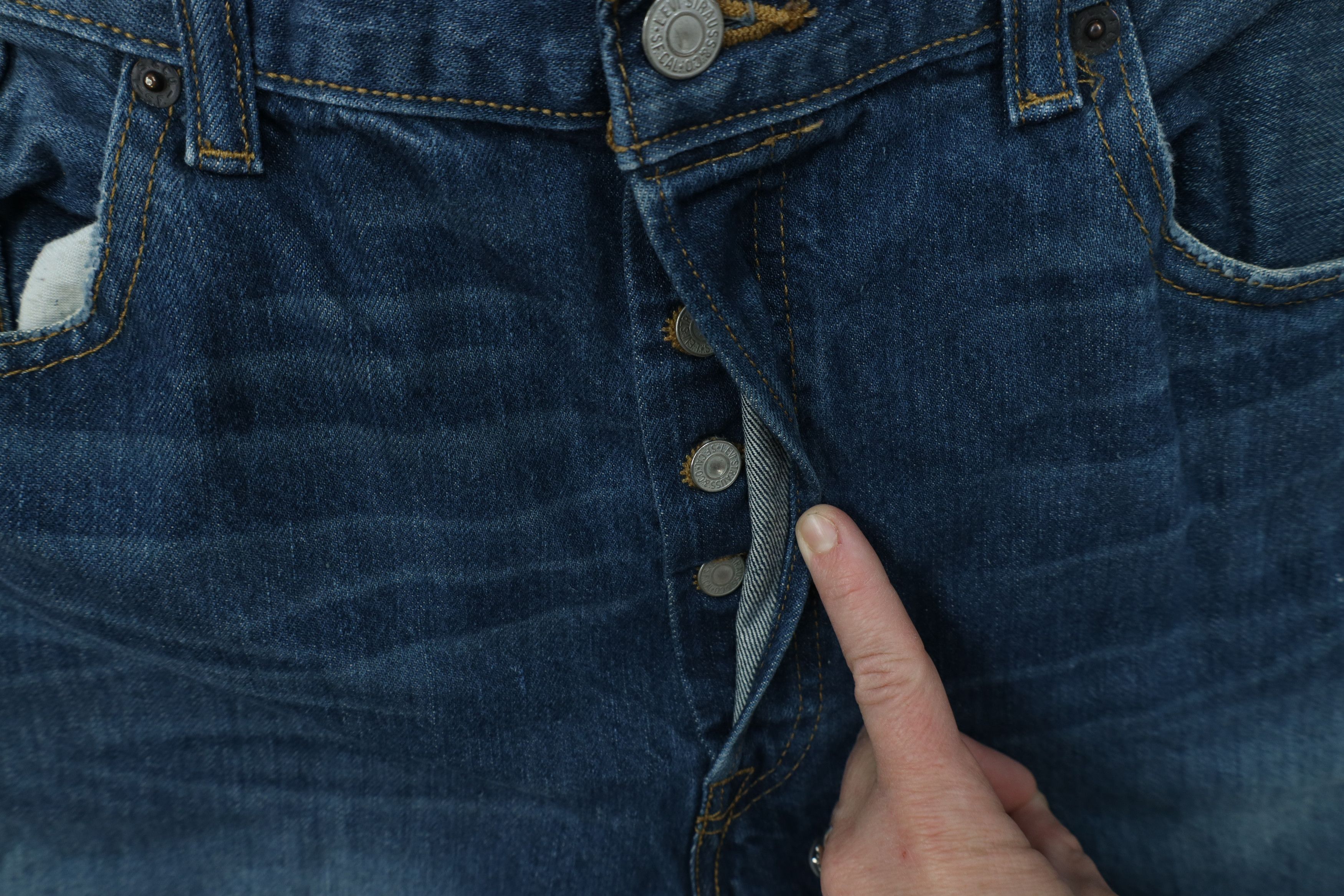 Levi's Vintage Y2K Levis 501xx Button Fly Original Fit Jeans Blue Size US 38 / EU 54 - 7 Thumbnail