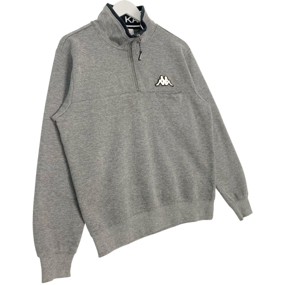 Other Vintage Kappa Quater Zip Small Embroidered Gray Size M Size US M / EU 48-50 / 2 - 3 Thumbnail