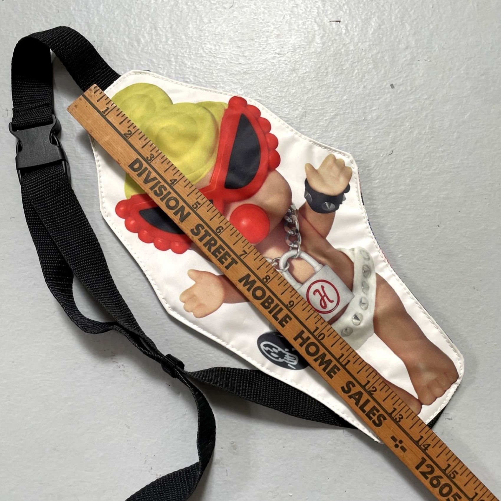Hysteric Glamour HYSTERIC GLAMOUR Mini Japan Waist Fanny Pack Bag Travel Streetwear Skate Unisex Adults Multicolor Belt Bag & Fanny Pack 1 Size Mens Womens Girls Boys Size ONE SIZE - 2 Thumbnail