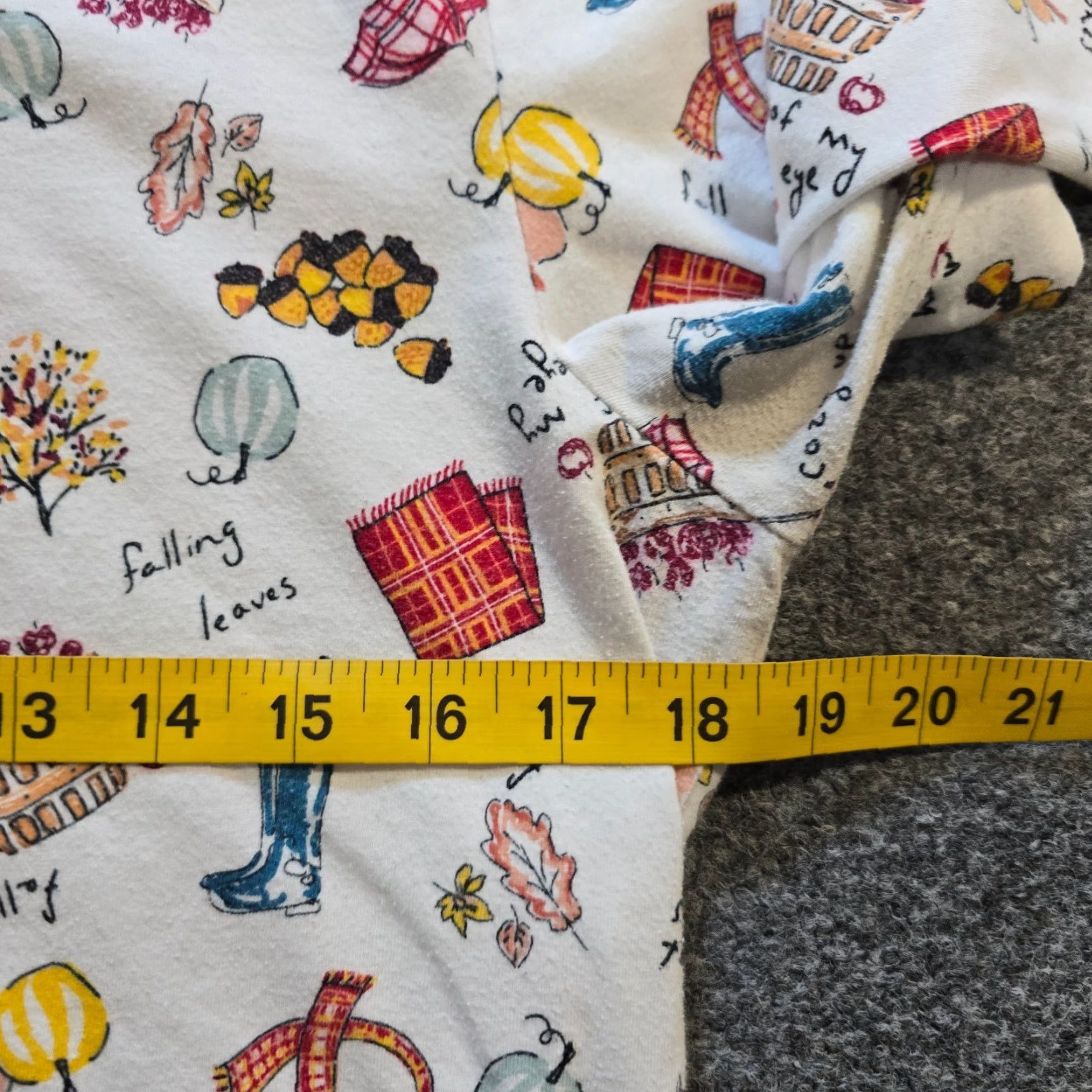 Talbots Talbots Top Womens Large White Pumpkins Fall Boat Neck 3/4 Sleeve Stretch Casual Shirt Ladies L White Pumpkin Geometric Knit Cotton Vintage: No Size L / US 10 / IT 46 - 5 Thumbnail
