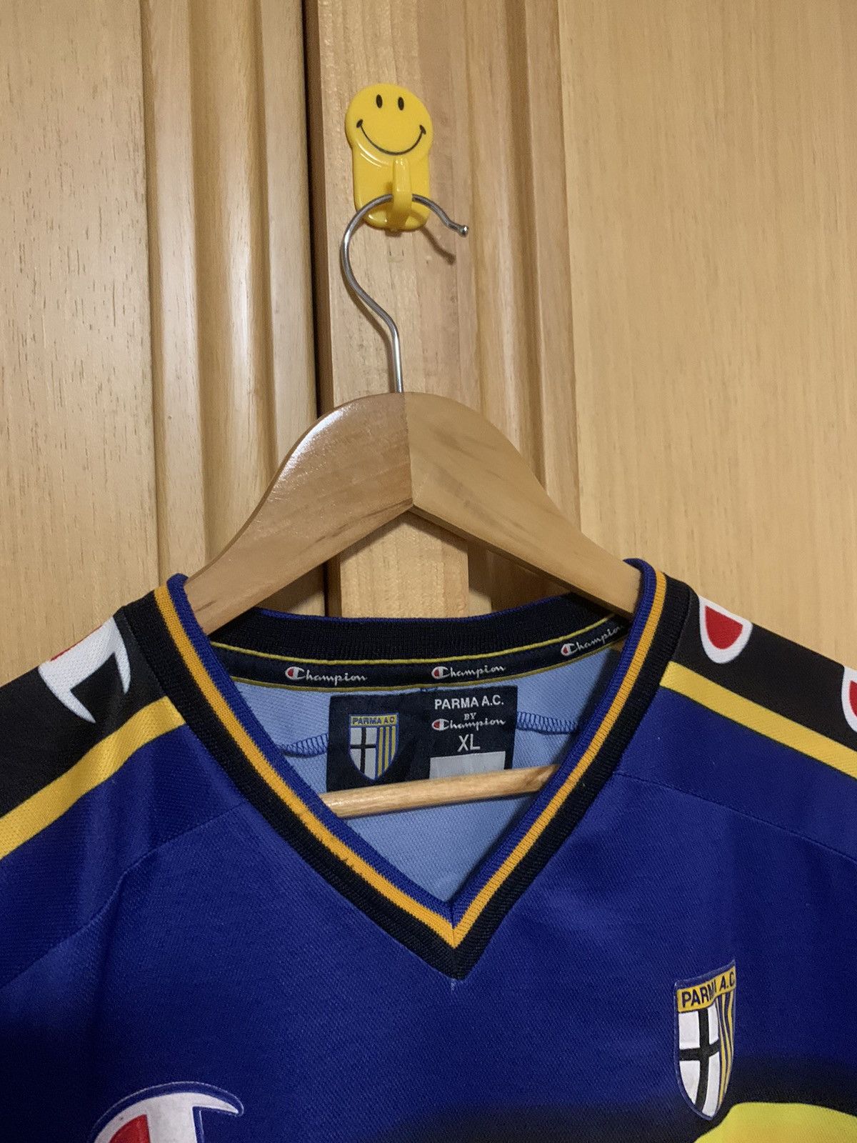 Champion × Vintage Vintage ParmaAC 2001/2002 Homekit Nakata Joy Parmalat Size US XL / EU 56 / 4 - 7 Thumbnail