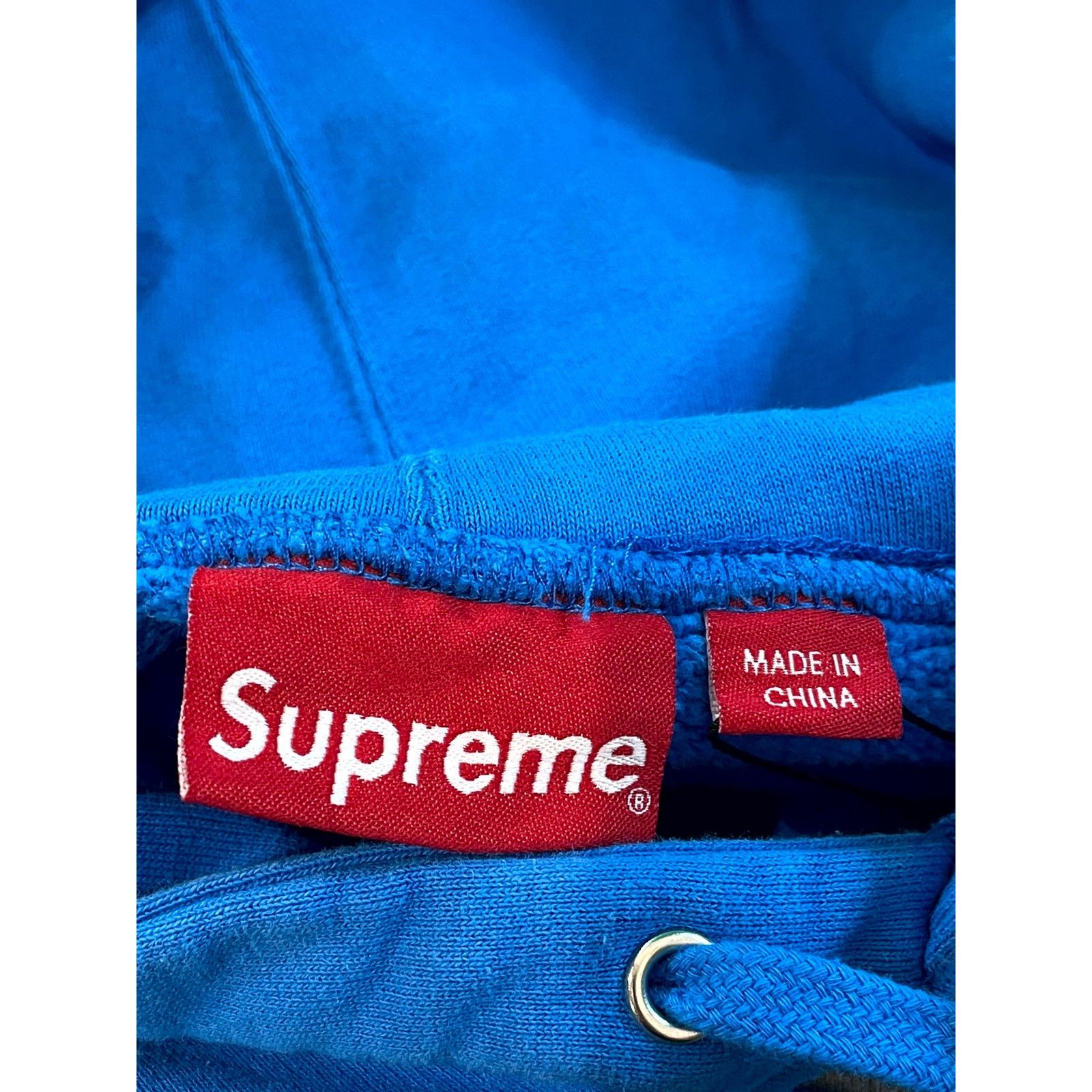 Supreme Supreme Sleeve Logo Blue & Red Hoodie Size US L / EU 52-54 / 3 - 3 Thumbnail