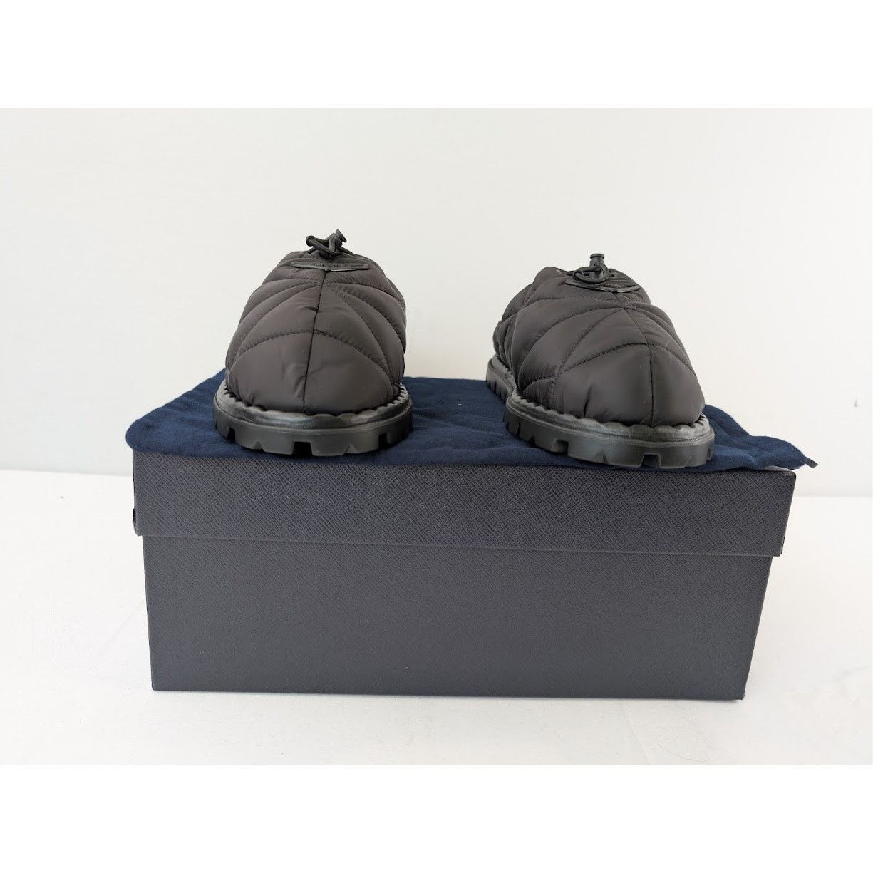 Prada o1rshd1 Calzature Uomo Nylon Mules in Nero Size US 9.5 / EU 42-43 - 15 Thumbnail