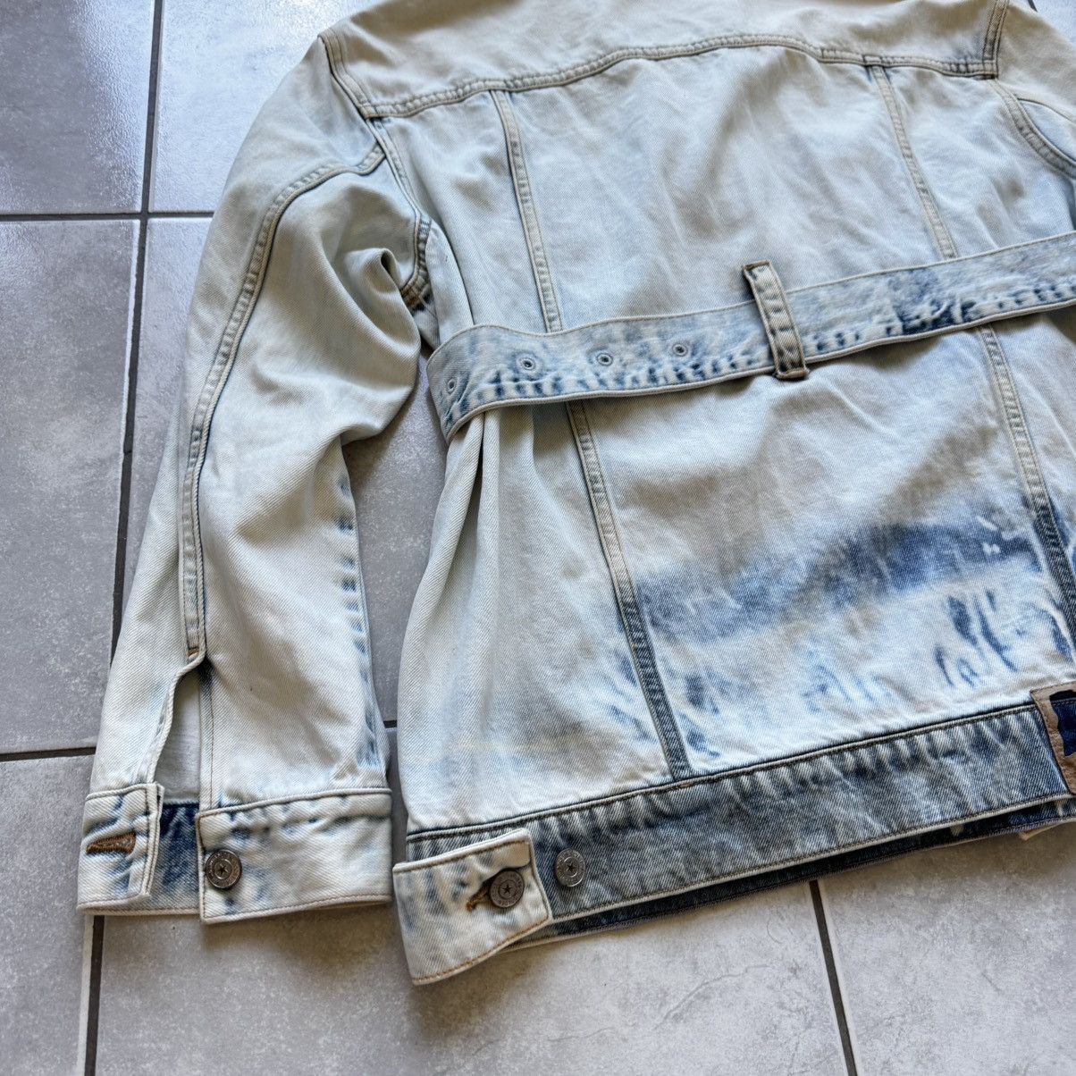 Golden Goose Golden Goose Light Blue Belted Denim Jacket Size M Size M / US 6-8 / IT 42-44 - 9 Thumbnail