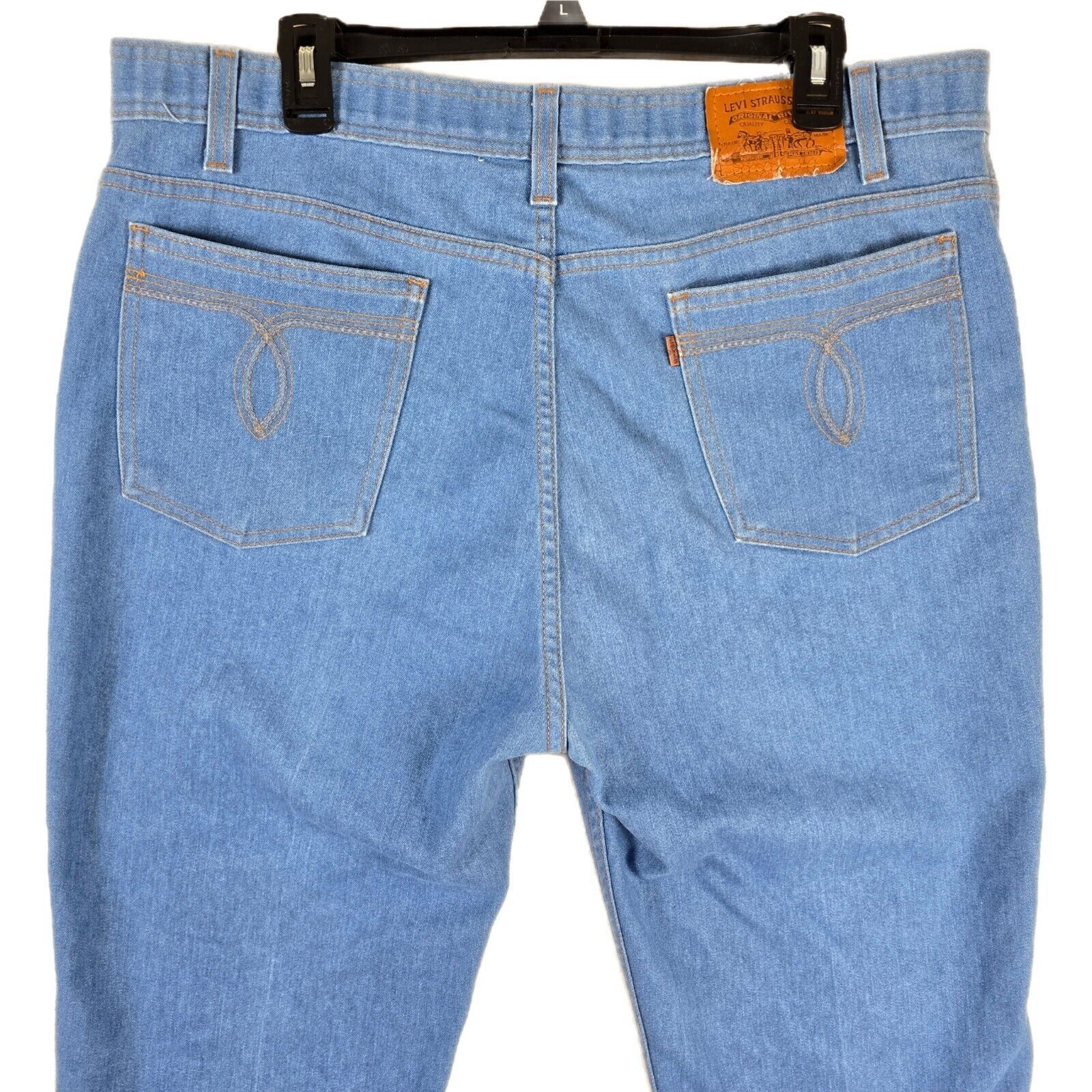 Levi's Vintage Levis Brown Tab Mens Blue Jeans 43415-4514 40x29 Size US 40 / EU 56 - 1 Thumbnail