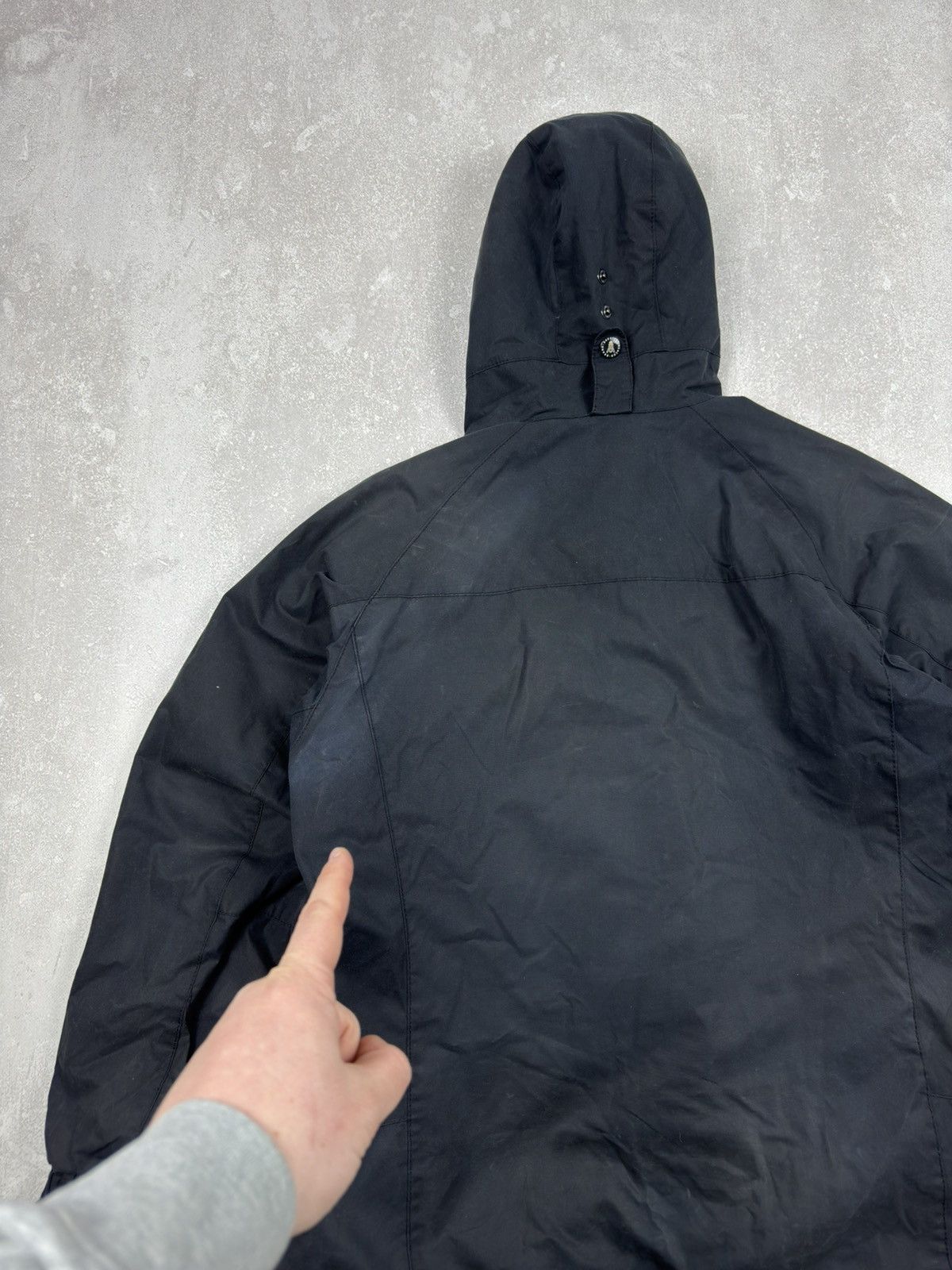 Barbour Vintage Barbour Waxed Parkas Jacket Navy Blue size XL Size US XL / EU 56 / 4 - 21 Thumbnail