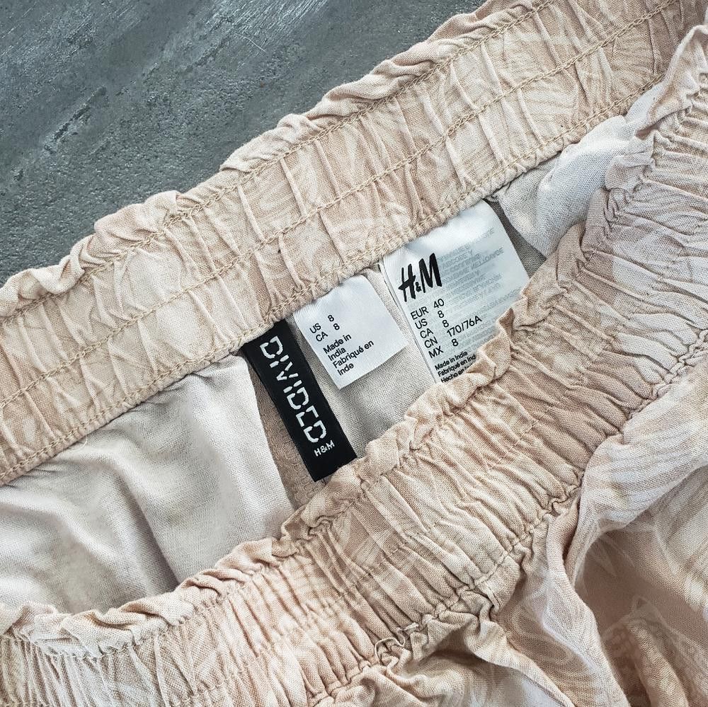 H&M Nude Cream Tropical H&M Skinny Pant Size 30" / US 8 / IT 44 - 3 Thumbnail