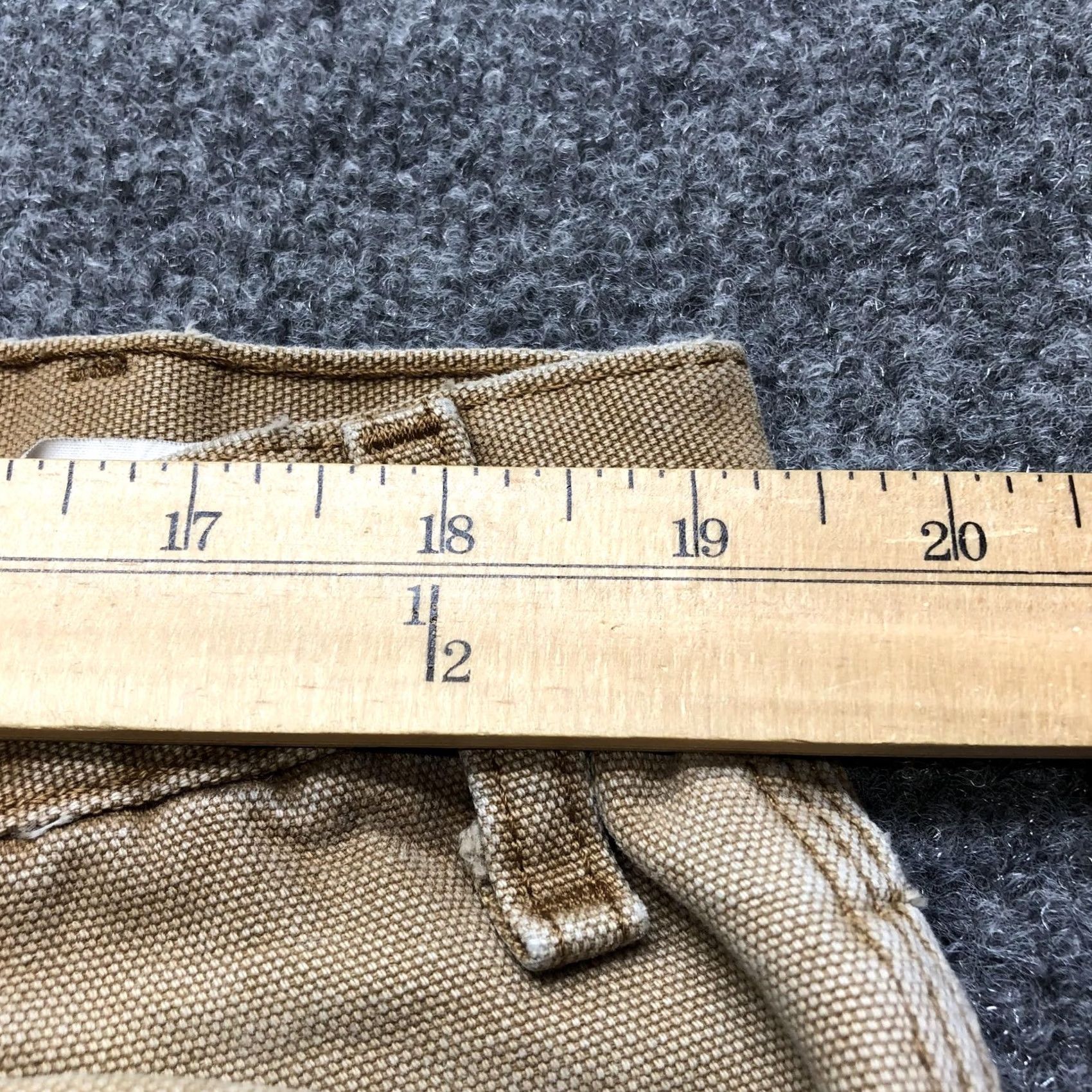 Dickies Dickies Pants Mens 38x30 Beige Canvas Carpenter Workwear Relaxed Fit Pockets 5-Pocket Design Size US 38 / EU 54 - 2 Thumbnail