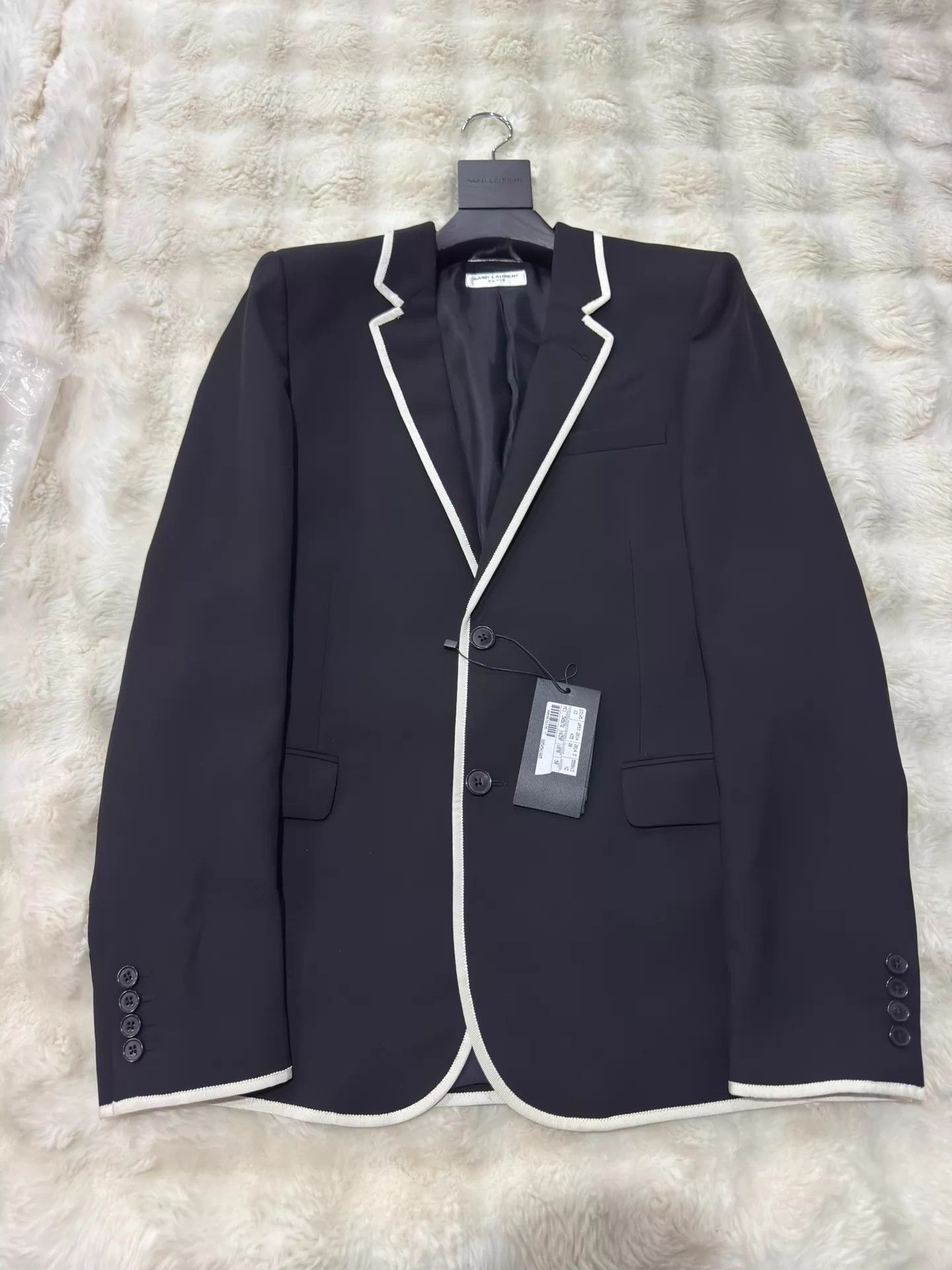 Saint Laurent Paris Saint Laurent SLP Black & White Men's Suit 50 New With Tags Size 50R - 1 Thumbnail