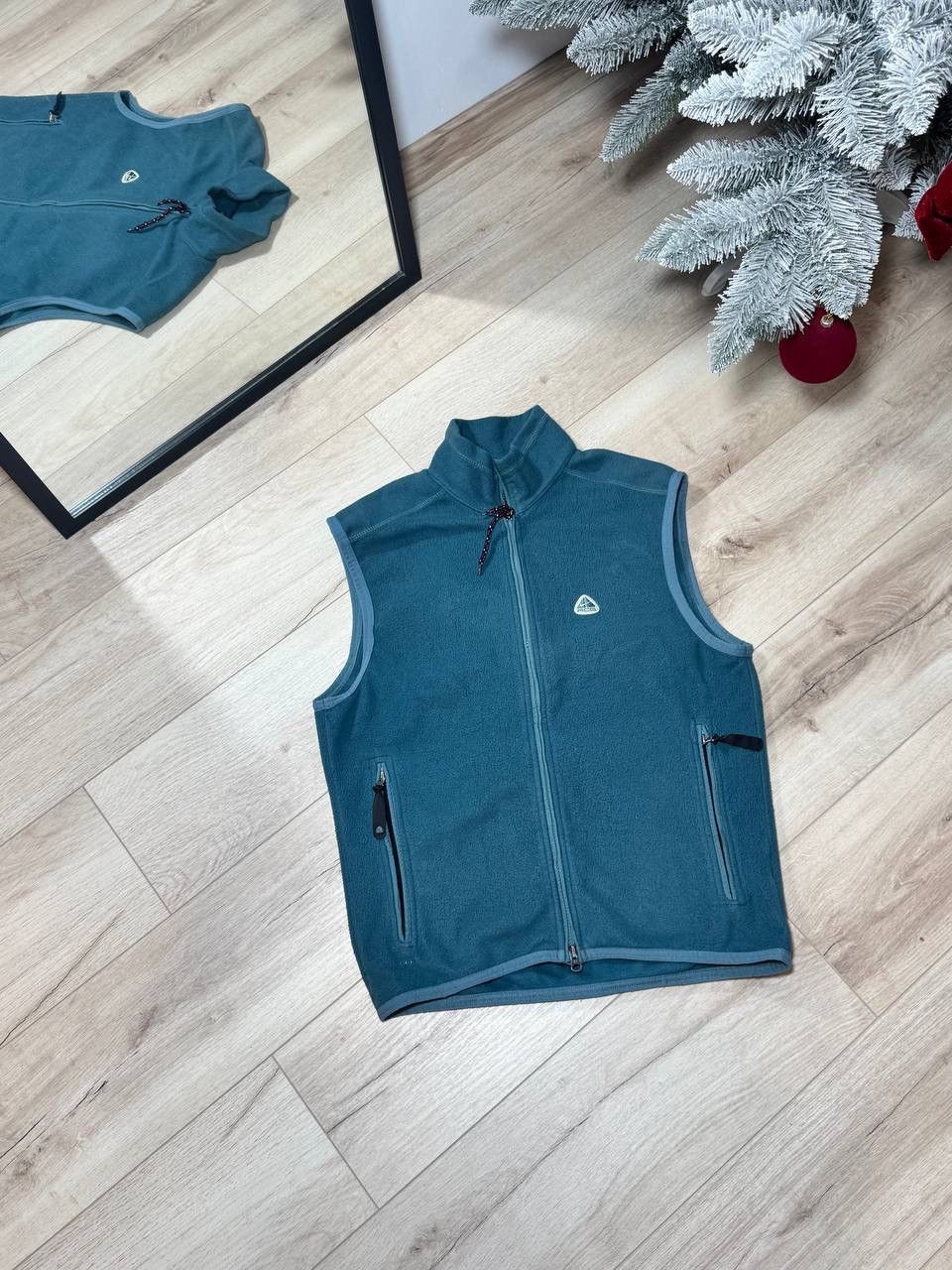 Nike ACG Nike ACG Outdoor Hiking Camping Teal Fleece Vest Size L Size US L / EU 52-54 / 3 - 1 Thumbnail