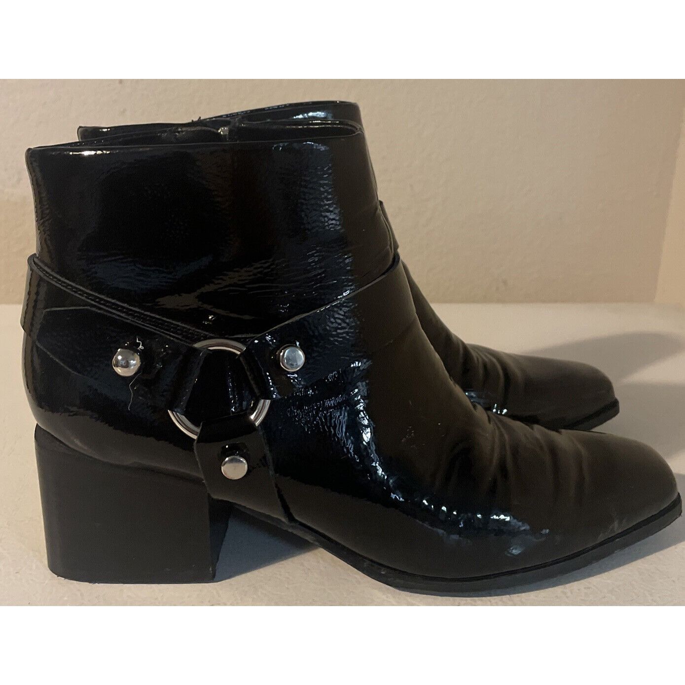 Marc Fisher Marc Fisher LDT Gerod Black Bootie Boots Chunky Heel 11M Size US 11 / IT 41 - 1 Thumbnail