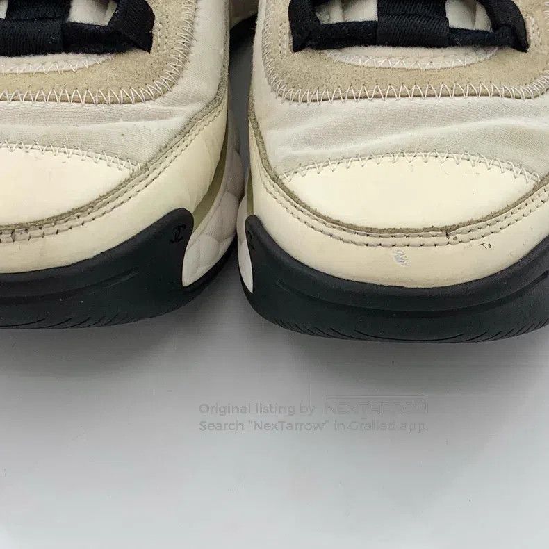 Chanel Chanel Colour-blocked logo lace-thed casual flat sneakers Size US 4.5 / IT 34.5 - 8 Thumbnail