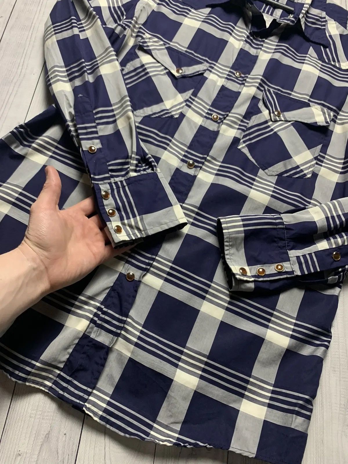 Dolce & Gabbana Dolce & Gabbana plaid shirt navy Size US S / EU 44-46 / 1 - 5 Thumbnail