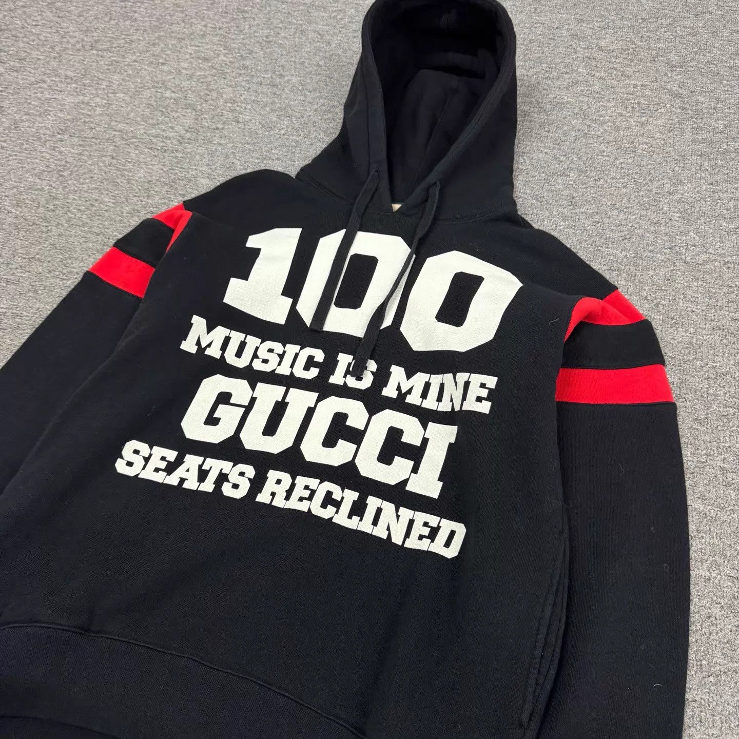 Gucci Gucci 100th Anniversary Big Logo Oversized Hoodie XXS 99N Size US XXS / EU 40 - 3 Thumbnail
