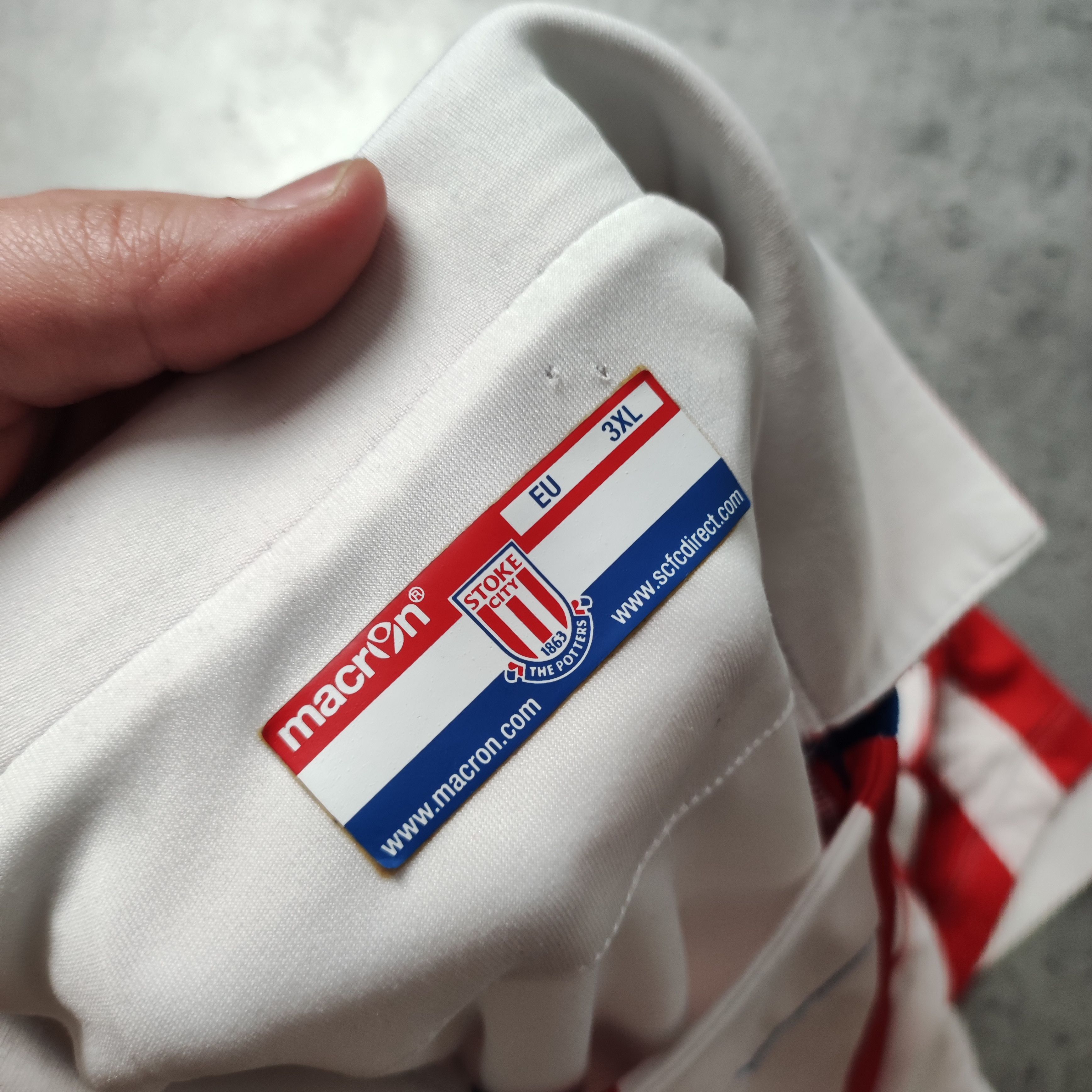 Vintage RARE 3XL Size Stoke City Football England Home 2016 Jersey Size US XXL / EU 58 / 5 - 6 Thumbnail