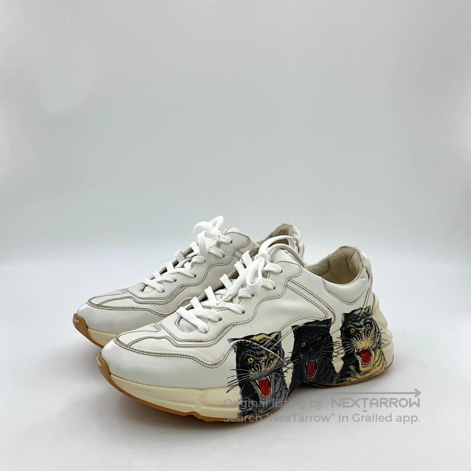 Gucci Gucci Rhyton Tiger Print Low-Top Sneakers 0079 | Grailed