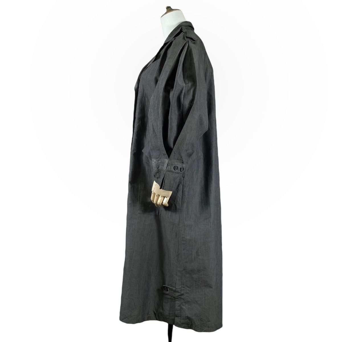 Thierry Mugler Vintage Thierry Mugler Balloon Sleeve Trench Coat Size M / US 6-8 / IT 42-44 - 3 Thumbnail