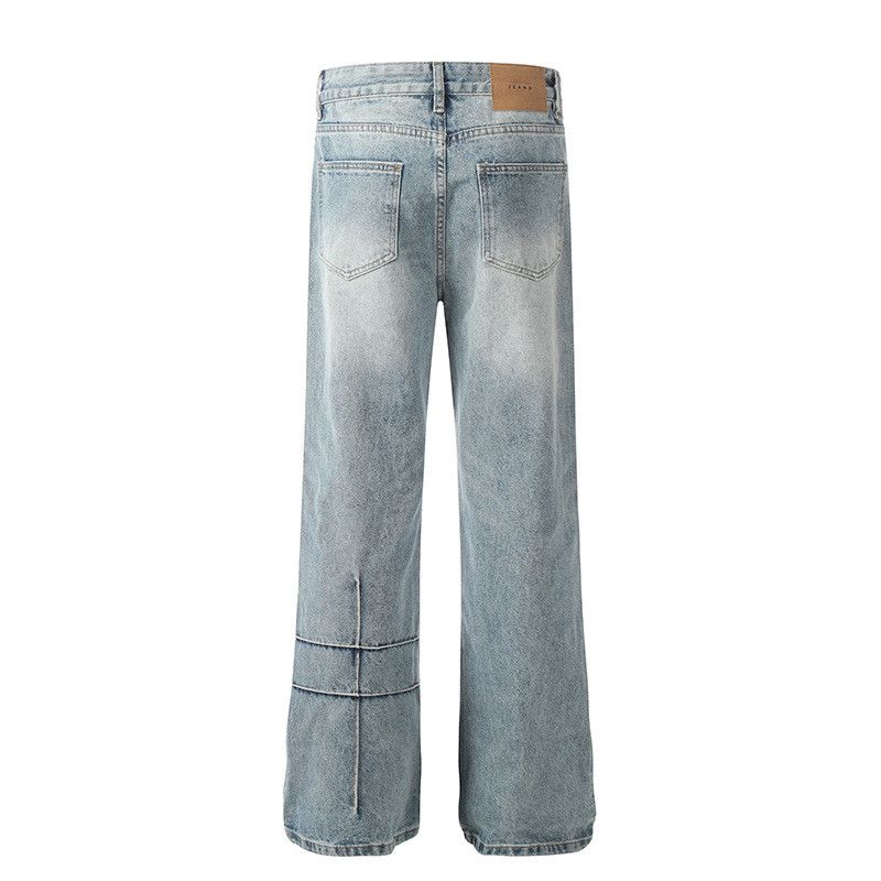 Jean American high street flared light blue washed jeans Size US 32 / EU 48 - 2 Thumbnail