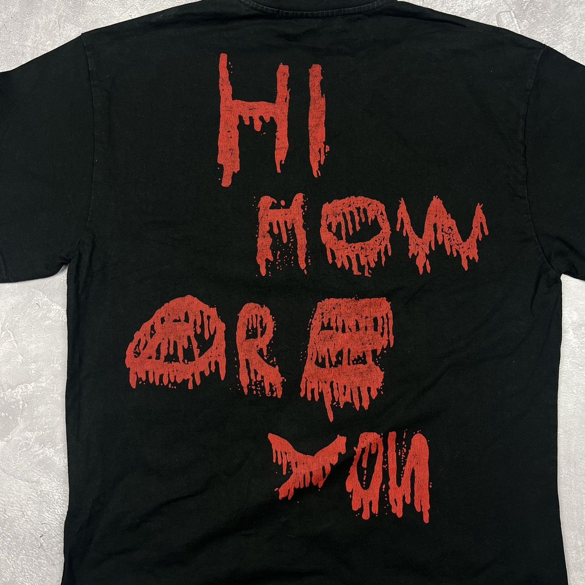 Iuter Iuter Demon Tee Hi How Are You Blood Big Logo T-Shirt Black Size US S / EU 44-46 / 1 - 4 Thumbnail