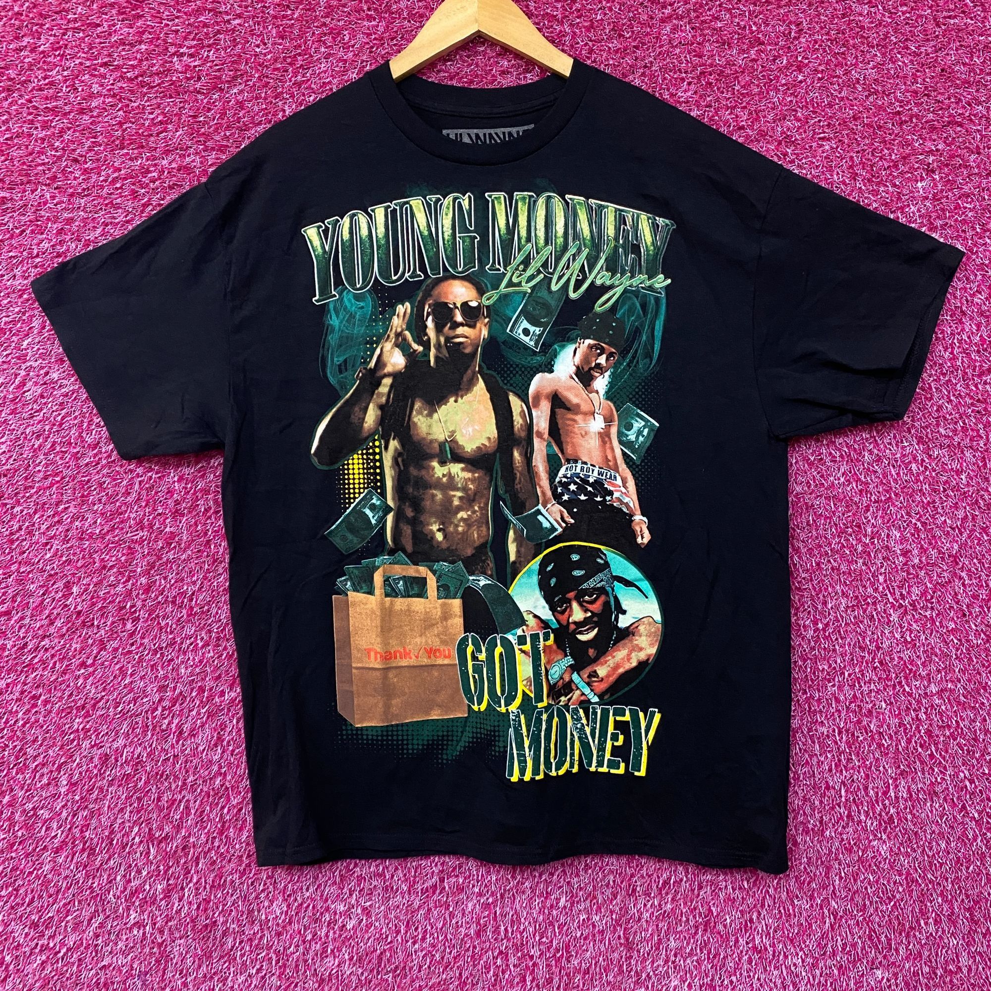 Lil Wayne Lil Wayne Young Money Got Money Themed T-Shirt XL Size US XL / EU 56 / 4 - 1 Thumbnail