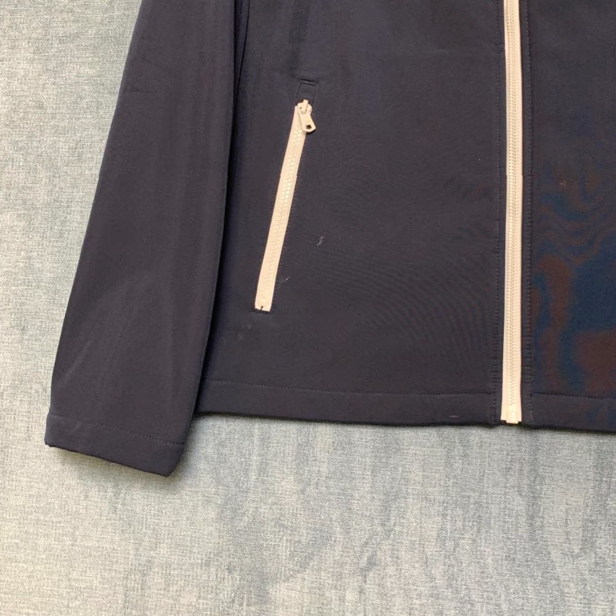 Tommy Hilfiger Tommy Hilfiger Softshell Jacket Men Small Blue Colorblock Fleece Lined Mock Neck Size US S / EU 44-46 / 1 - 3 Thumbnail