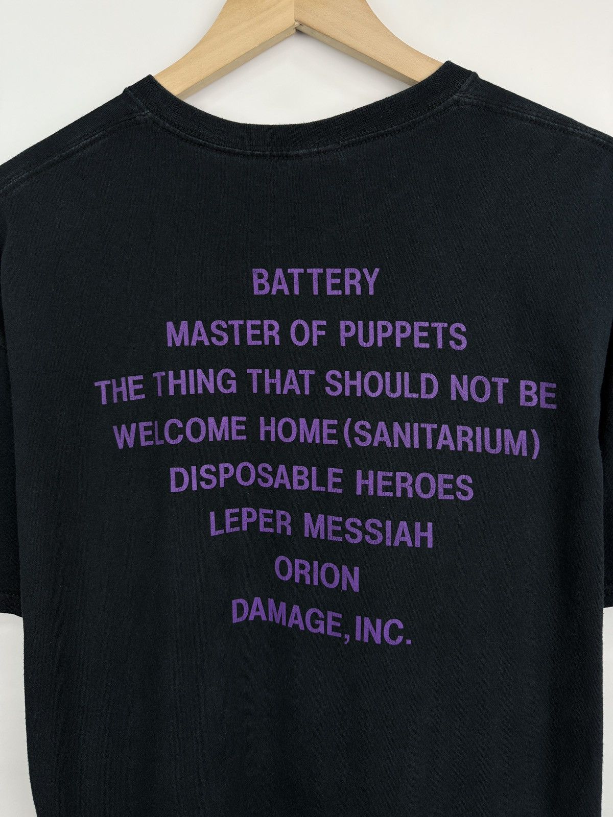 Band Tees × Metallica × Vintage 💀 Vintage Metallica Master Of Puppets Rock Band t-shirt 2007 Size US XL / EU 56 / 4 - 9 Thumbnail