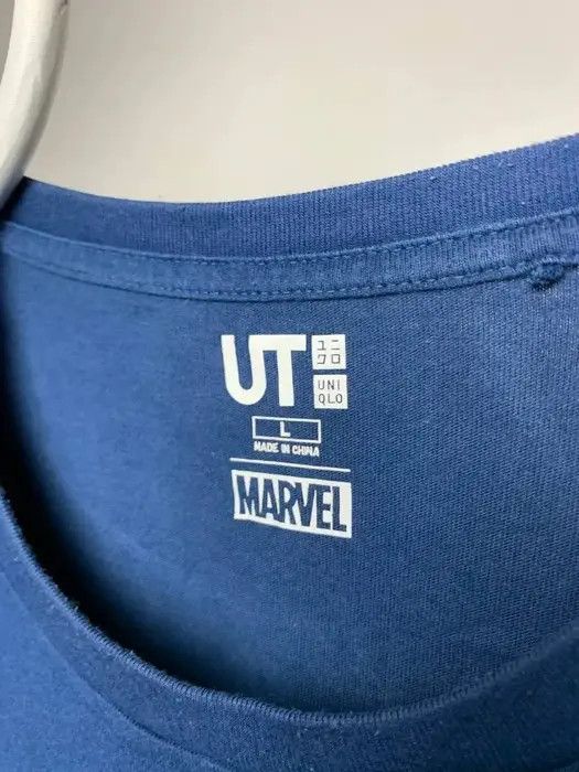 Marvel Comics Uniqlo x marvel studios T-shirts size L blue logo capitan Size US L / EU 52-54 / 3 - 2 Thumbnail